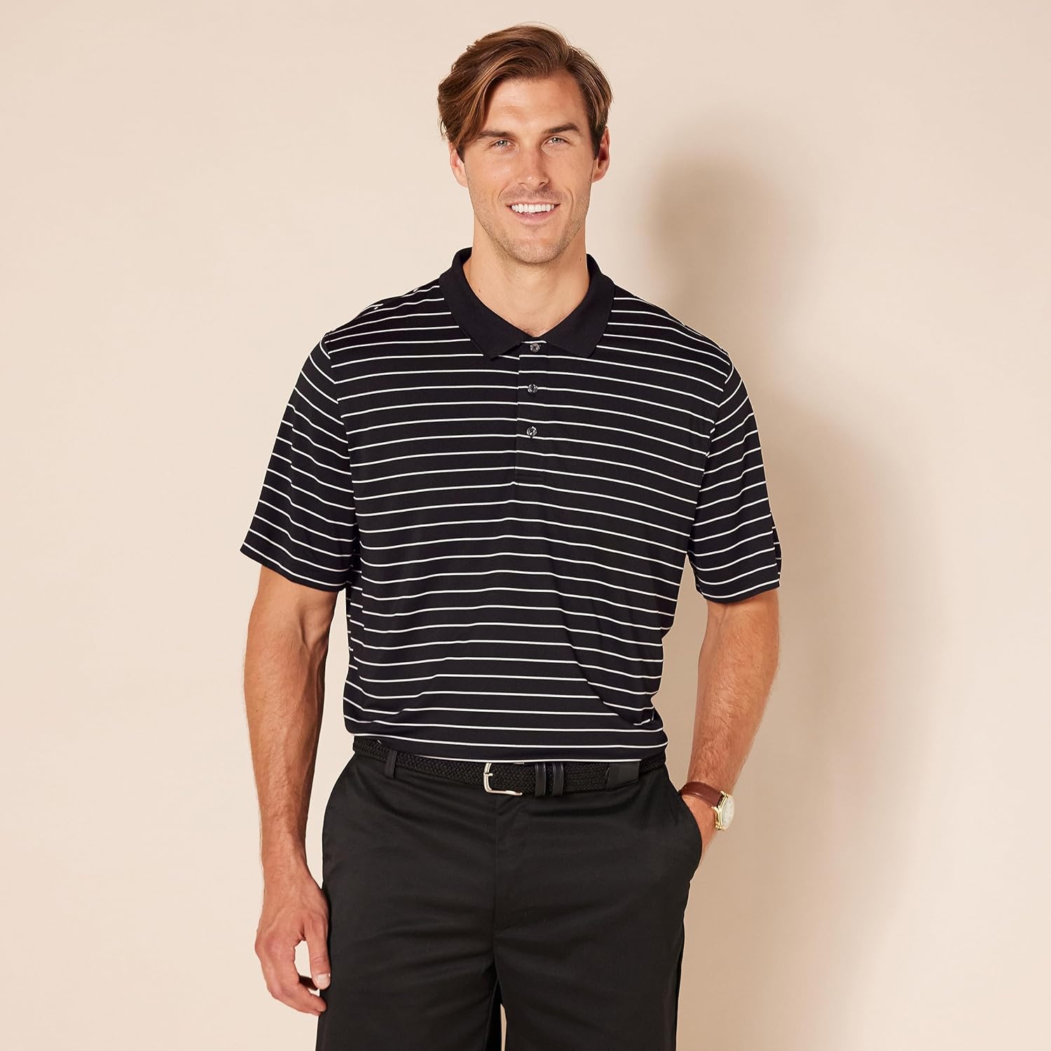 Thumbnail 4 de Amazon Essentials Uomo Polo da Golf a Maniche Corte con Asciugatura Rapida in Poliestere Riciclato