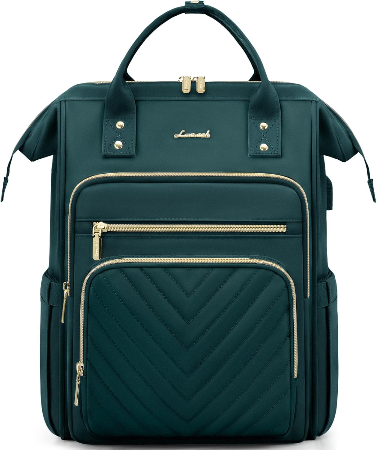 Detalle de LOVEVOOK Sac à dos femme – grand compartiment, étanche et polyvalent pour école, travail et voyage