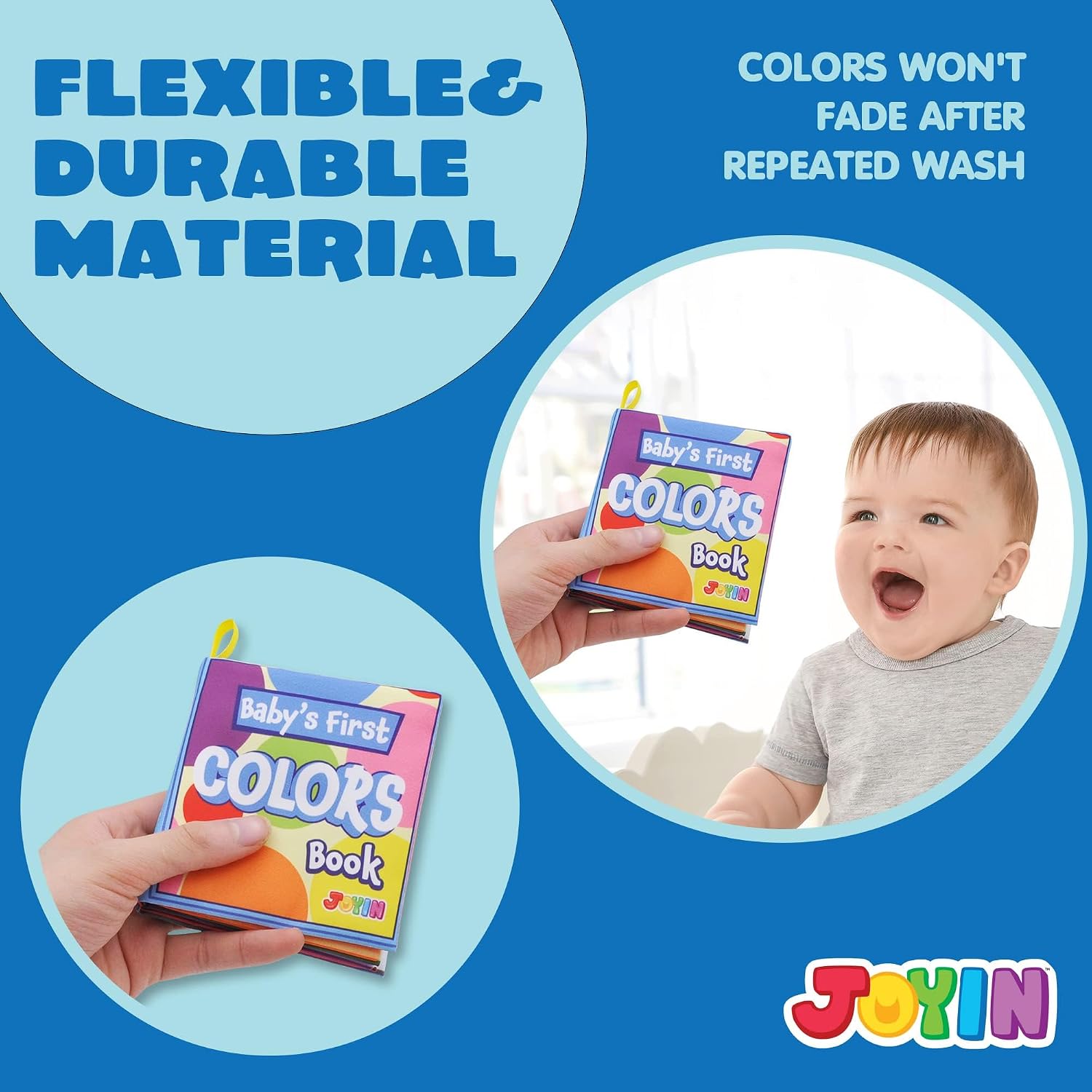 Detalle de JOYIN 12-Piece Bath Books for Baby (Waterproof)