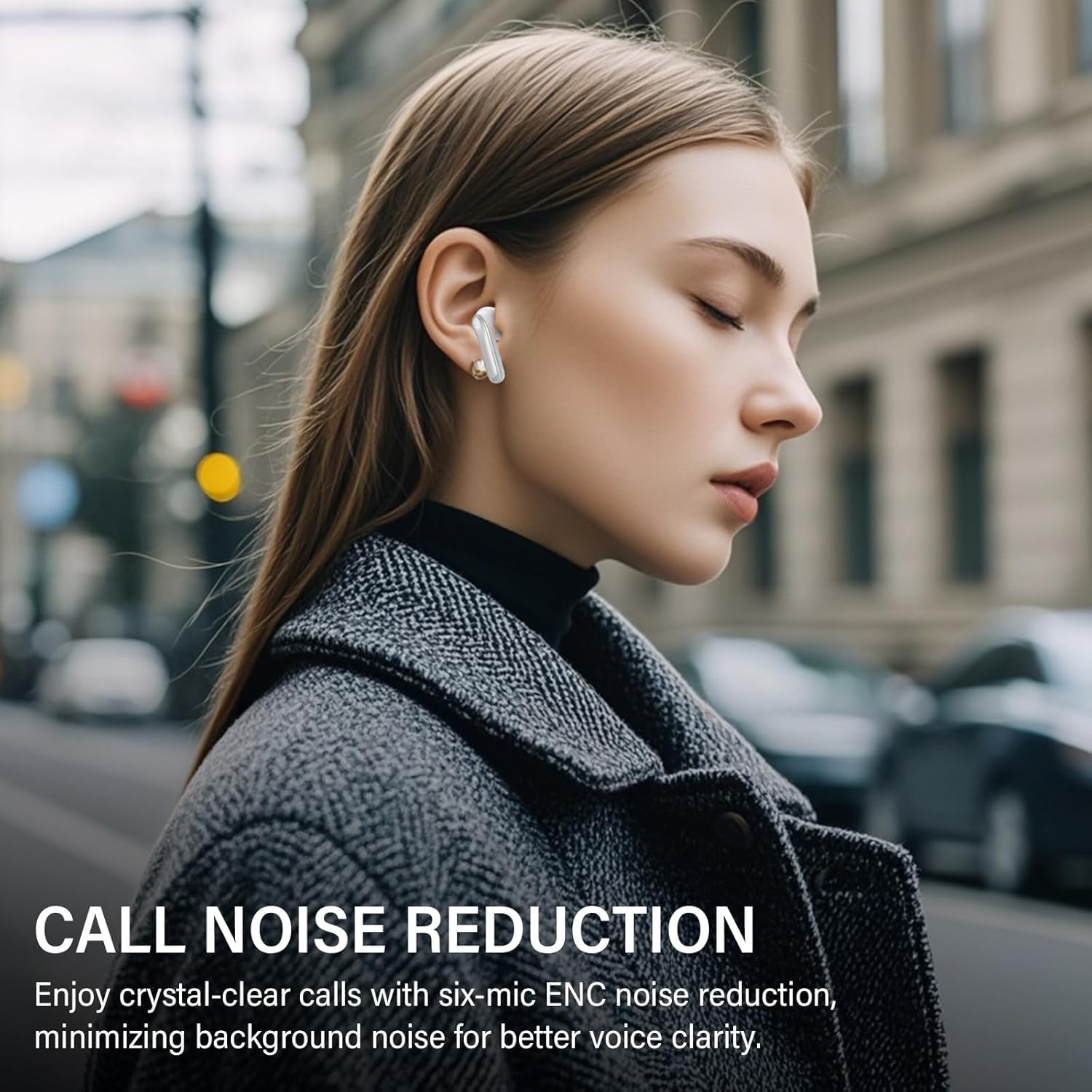 Thumbnail 4 de DUCOCUB Air1 Pro Cuffie Bluetooth con ANC ibrido, modalità multiple e Hi-Res Audio (bianco)