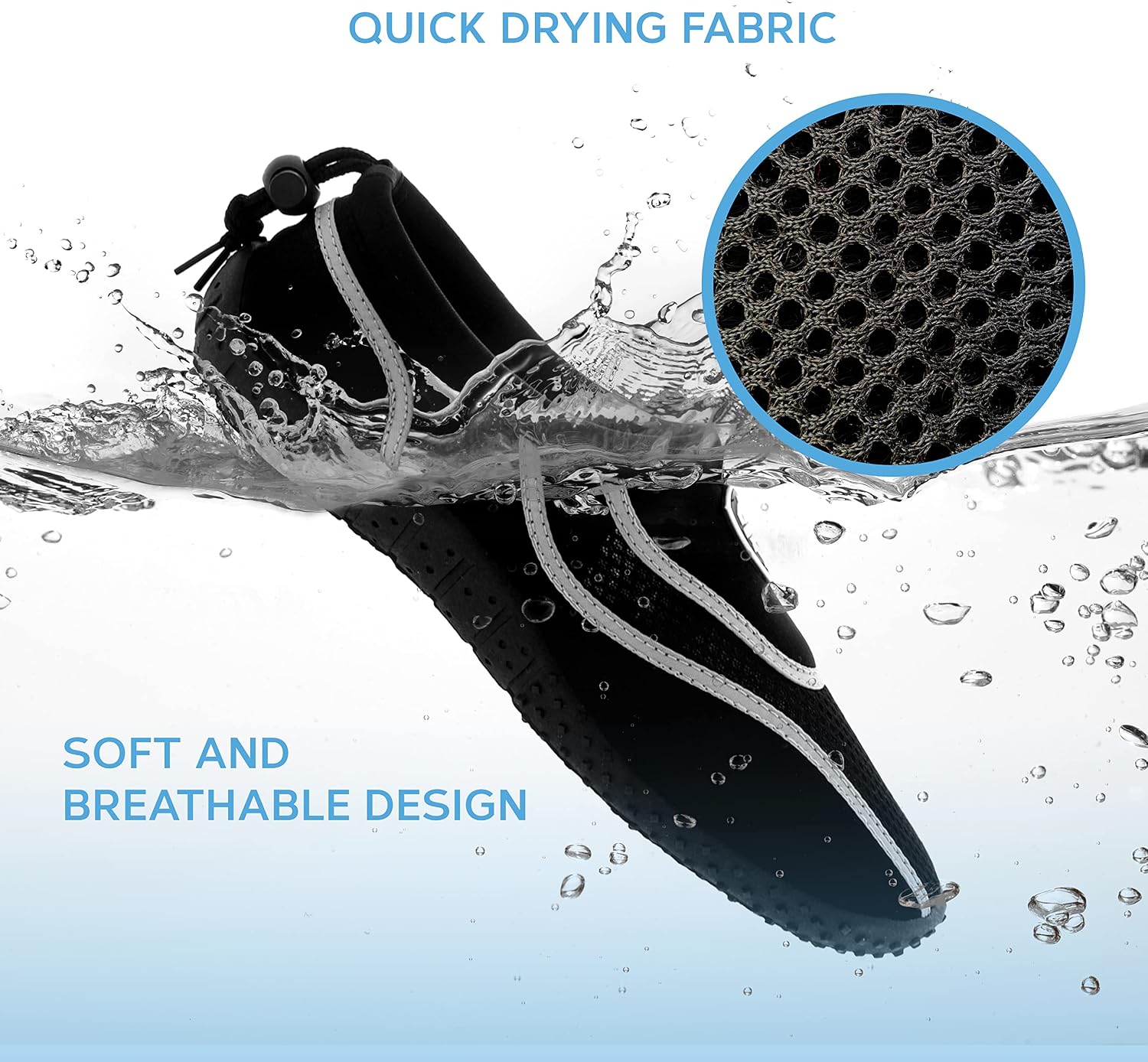 Detalle 2 de Aqua Shield Womens Toggle Water Socks