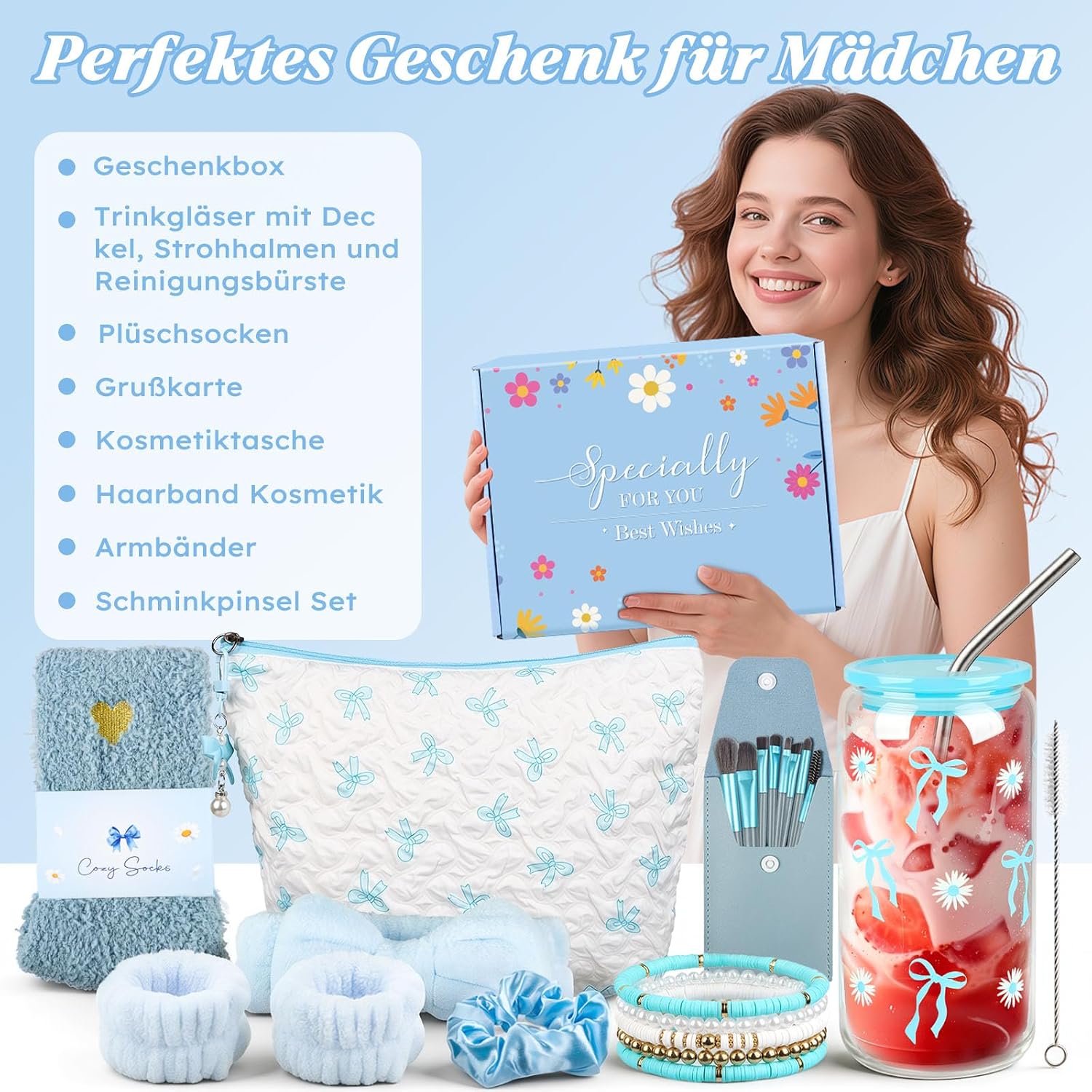 Detalle 2 de Geschenkbox Mädchen Teenager 473 ml