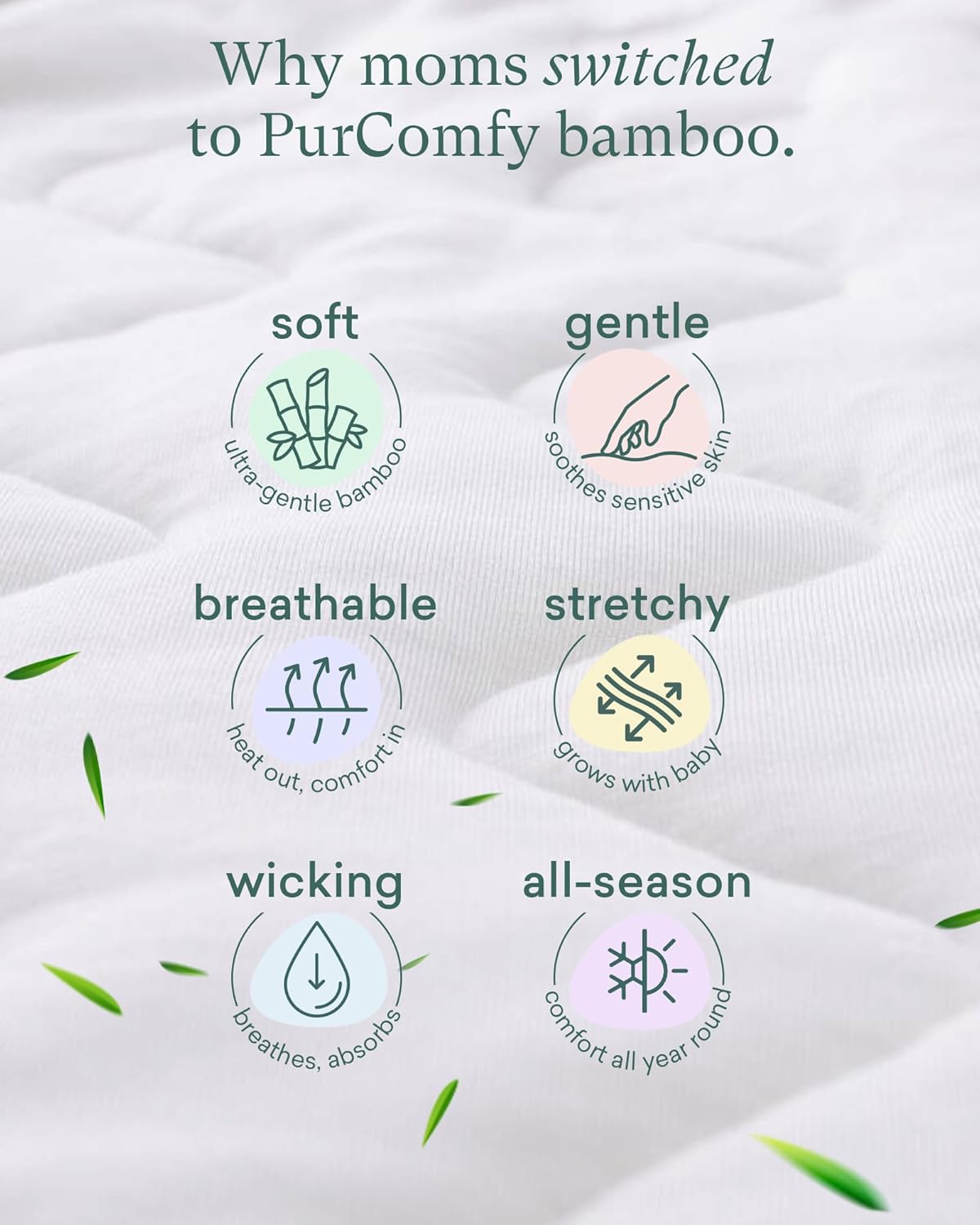 Thumbnail 6 de PurComfy Supersoft Sleep Sack 1.0 TOG (Bamboo Viscose) Baby Wearable Blanket