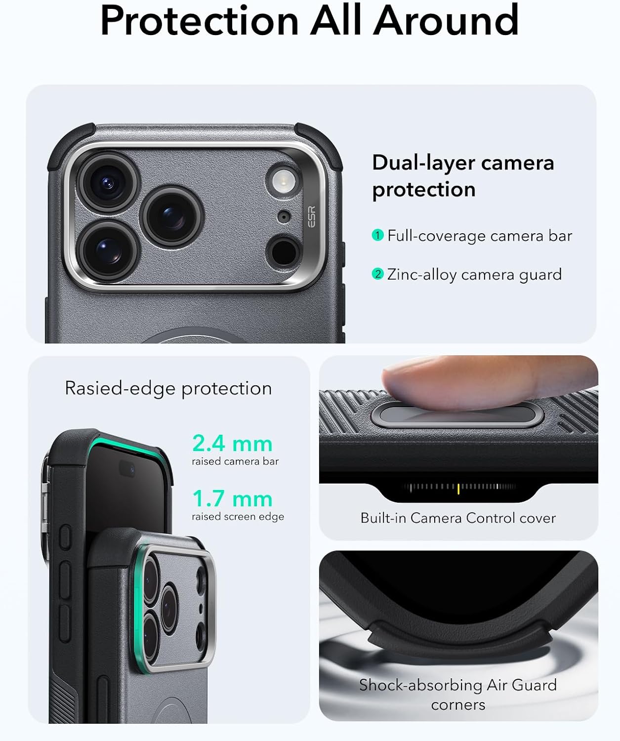 Thumbnail 4 de ESR iPhone 17 Pro Case with 7X Drop Protection