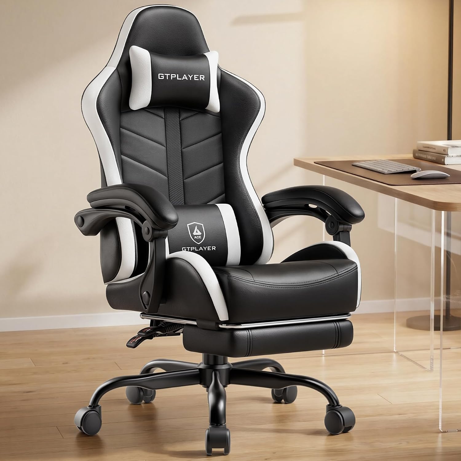 Detalle de GTPLAYER Gaming Chair, Pearl White