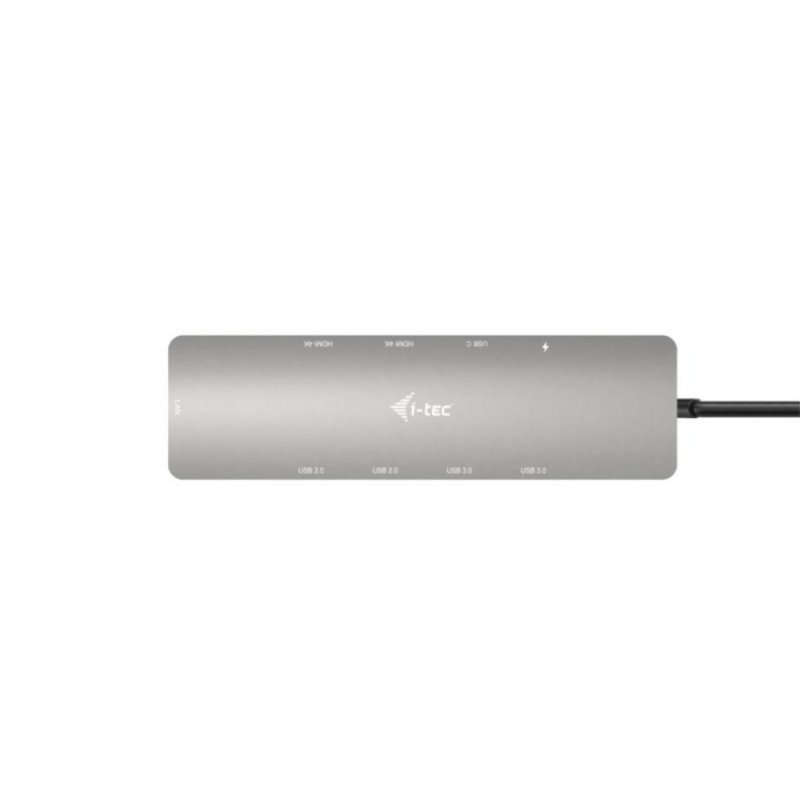 Detalle 2 de i-tec Metal Nano docking station USB-C con doble HDMI 4K y Power Delivery 100 W