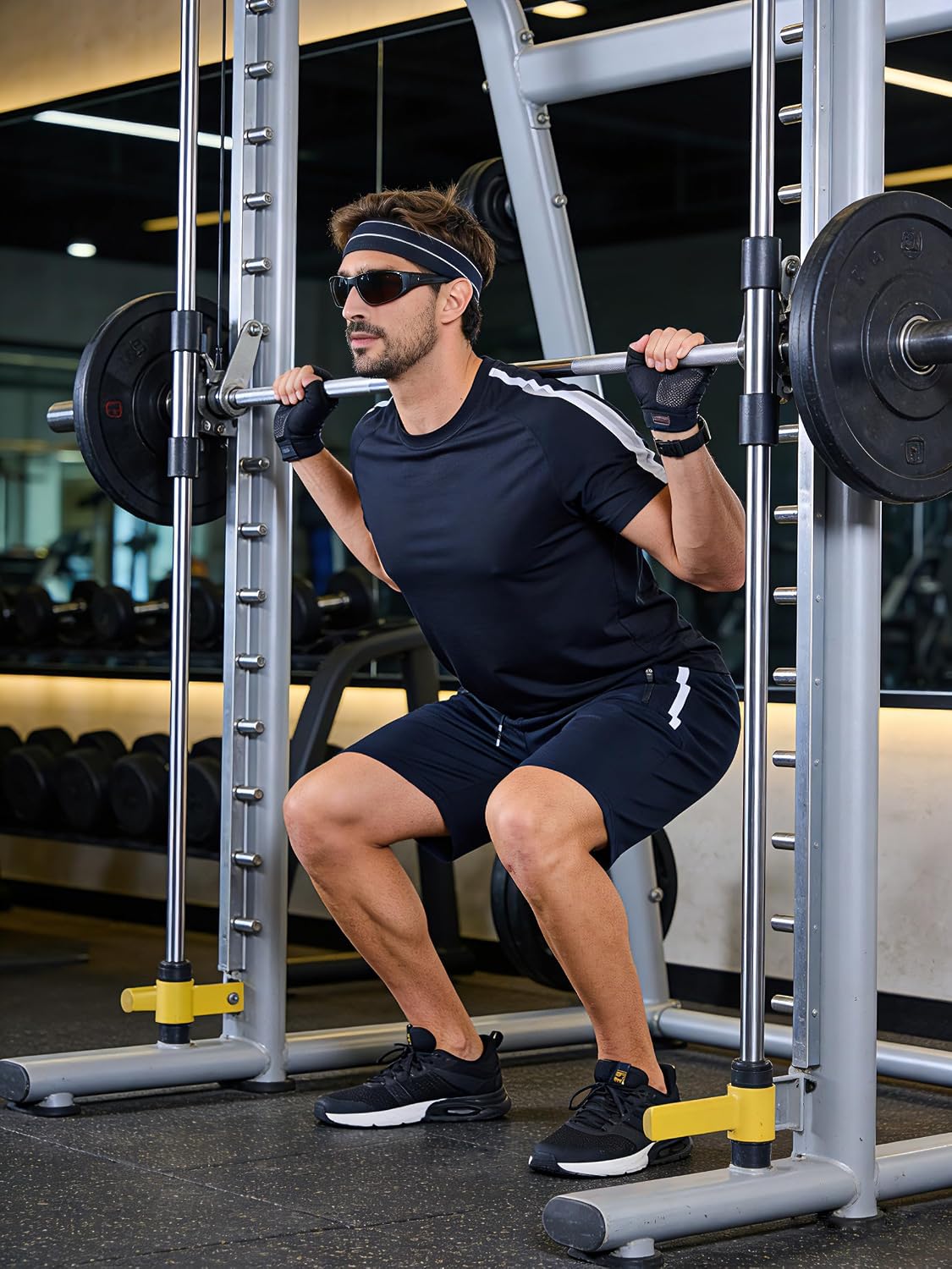 Detalle de ZOXOZ Kurze Hosen Herren Shorts Sports Baumwolle mit Reißverschluss und elastischer Taille