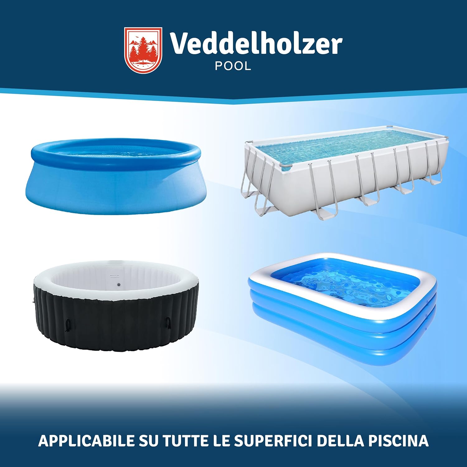 Thumbnail 2 de Veddelholzer Riparazione piscina 10 cm x 150 cm 🏊