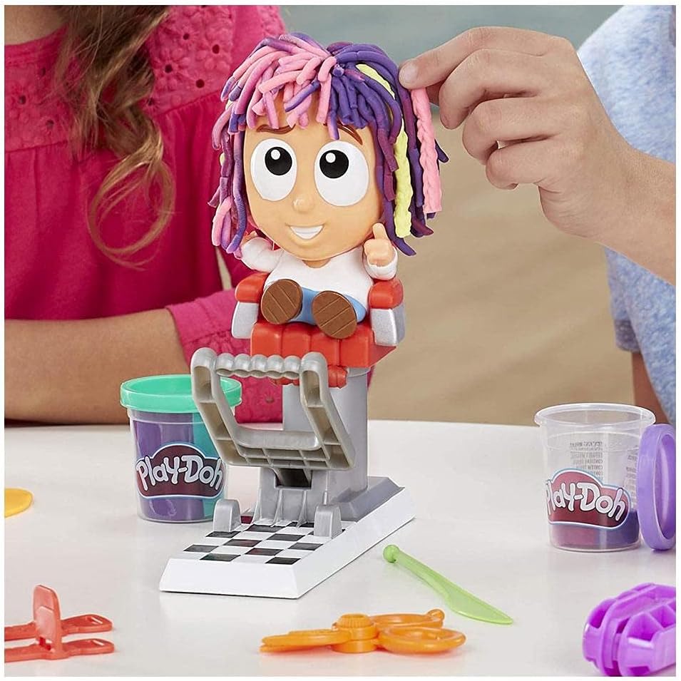 Thumbnail 6 de Play-Doh Hair Salon Creative Hairdresser kappersset met 8 potjes van 56 g