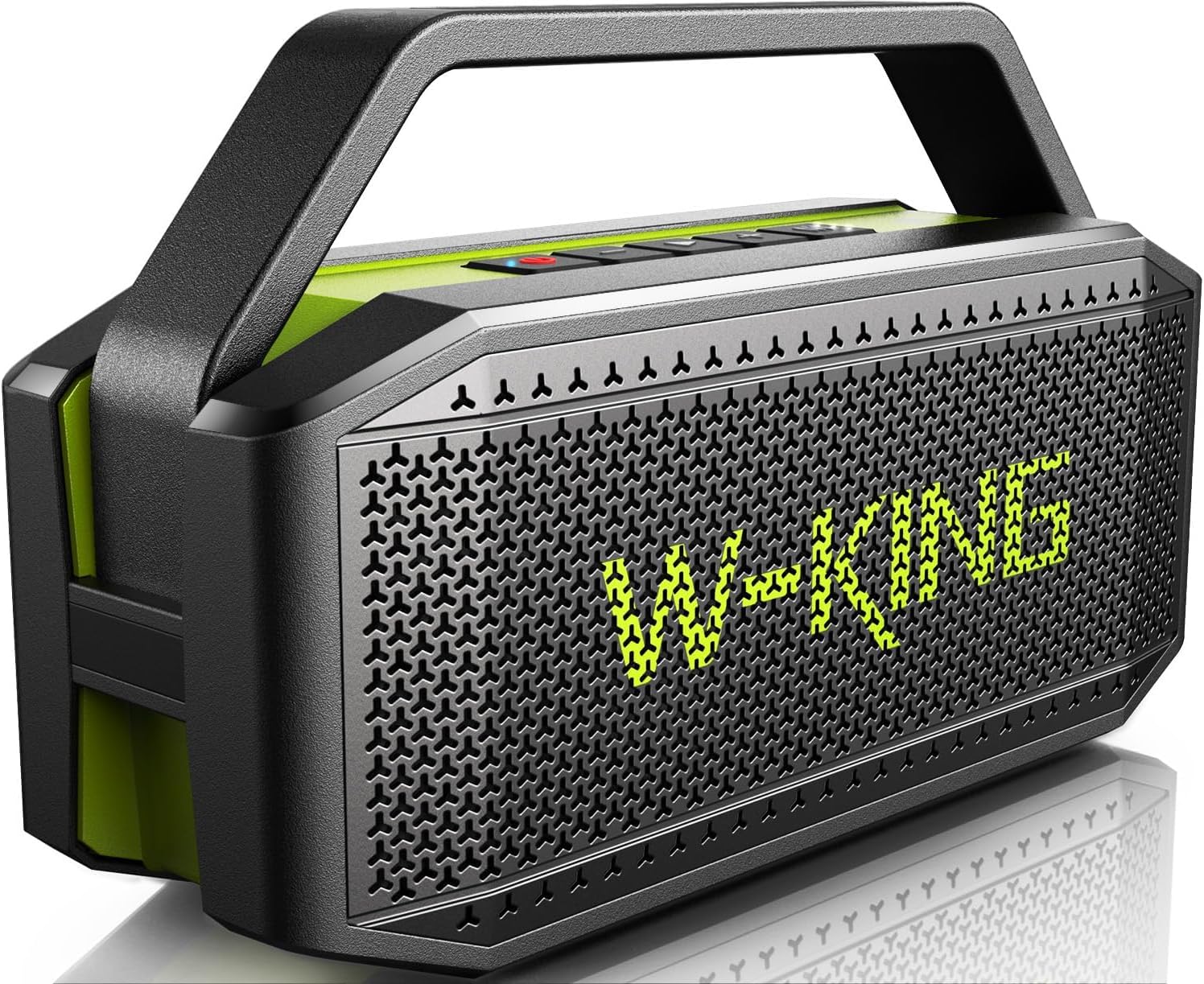 Detalle de W-KING D9-1 Musikbox Bluetooth Groß – 60W, IPX6, Outdoor-Partybox mit 120W Stereo-Paarung