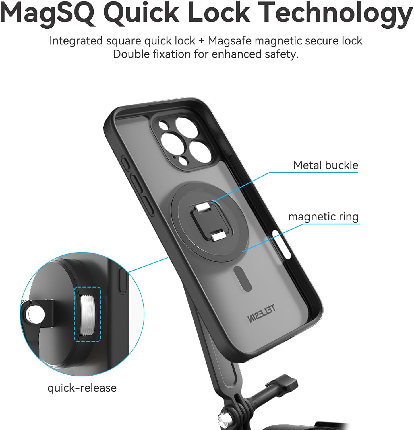 Thumbnail 2 de TELESIN POV Brustgurt für iPhone 16 📱