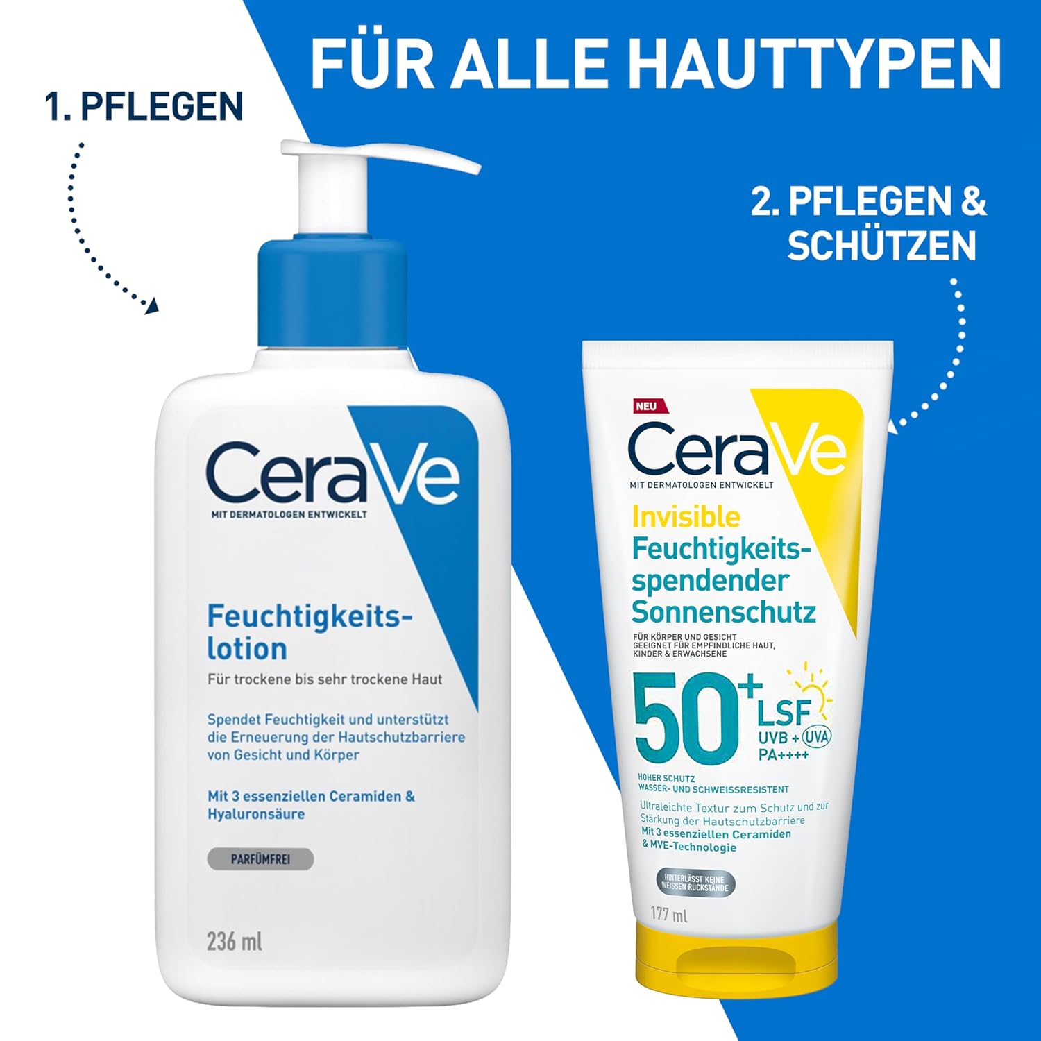 Thumbnail 6 de CeraVe Invisible Feuchtigkeitsspendender Sonnenschutz SPF 50+ – Unsichtbarer Schutz mit Feuchtigkeit