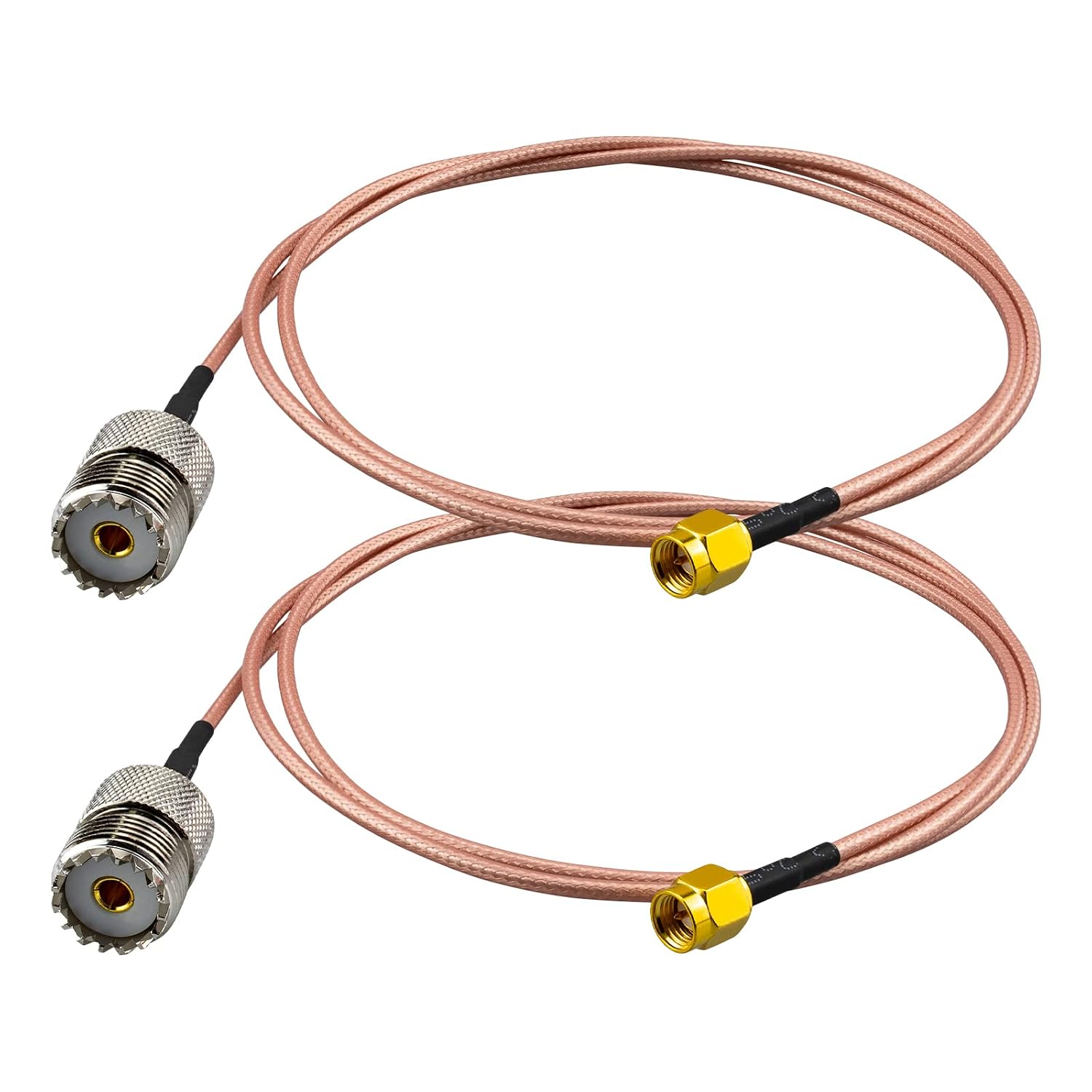 Detalle de urcianow RF Coaxial Cable SMA Male to UHF Female 100 cm cable 📡