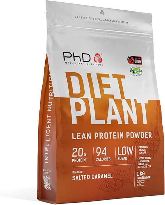 Detalle de PhD Nutrition Diet Plant Proteína Vegana en Polvo 1kg 🍬
