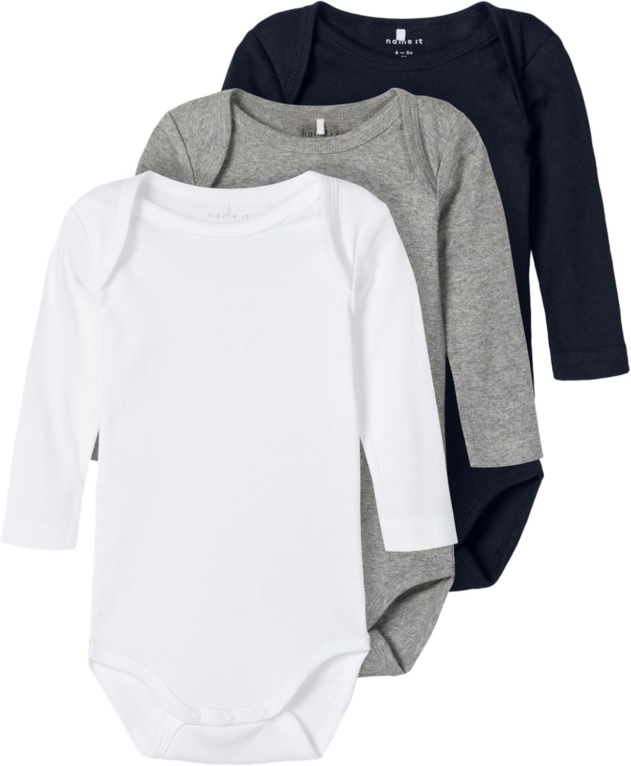 Thumbnail 5 de Name It Nbnbody 3p LS Solid Noos Unisex – Pacco da 1