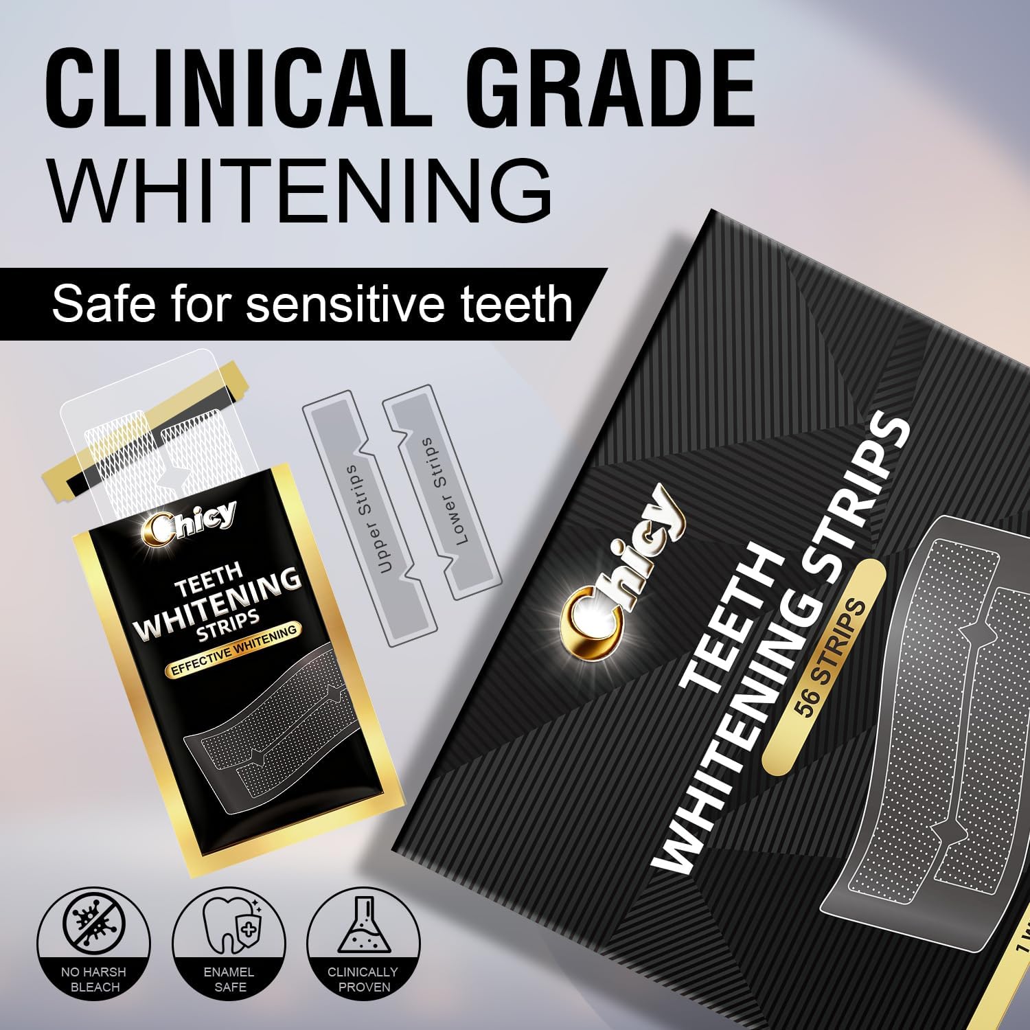 Thumbnail 2 de Teeth Whitening Strip for Sensitive Teeth – 56 Strips (28 Treatments) | Non-Slip, Fast Results