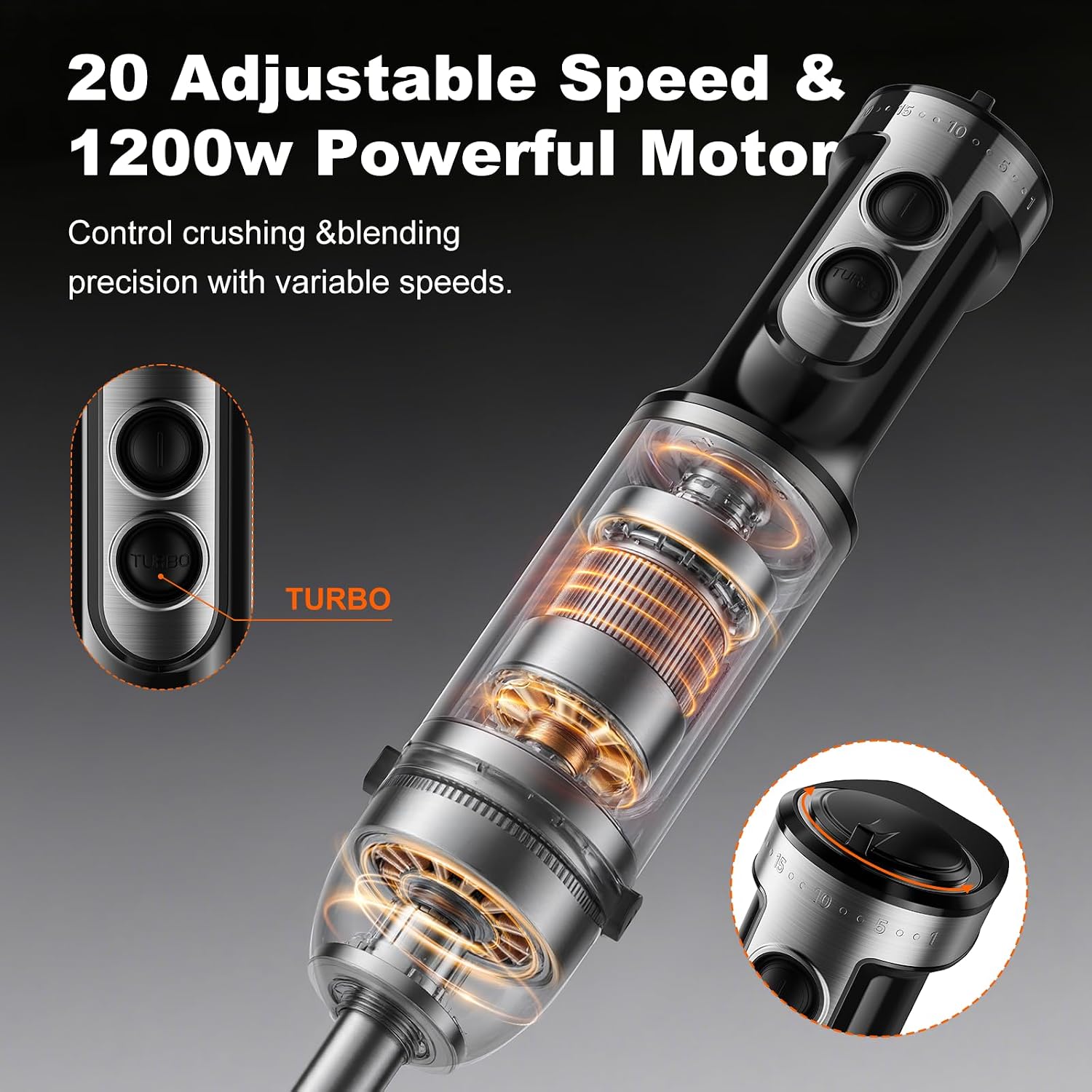 Thumbnail 2 de Immersion Blender, 20 Speeds