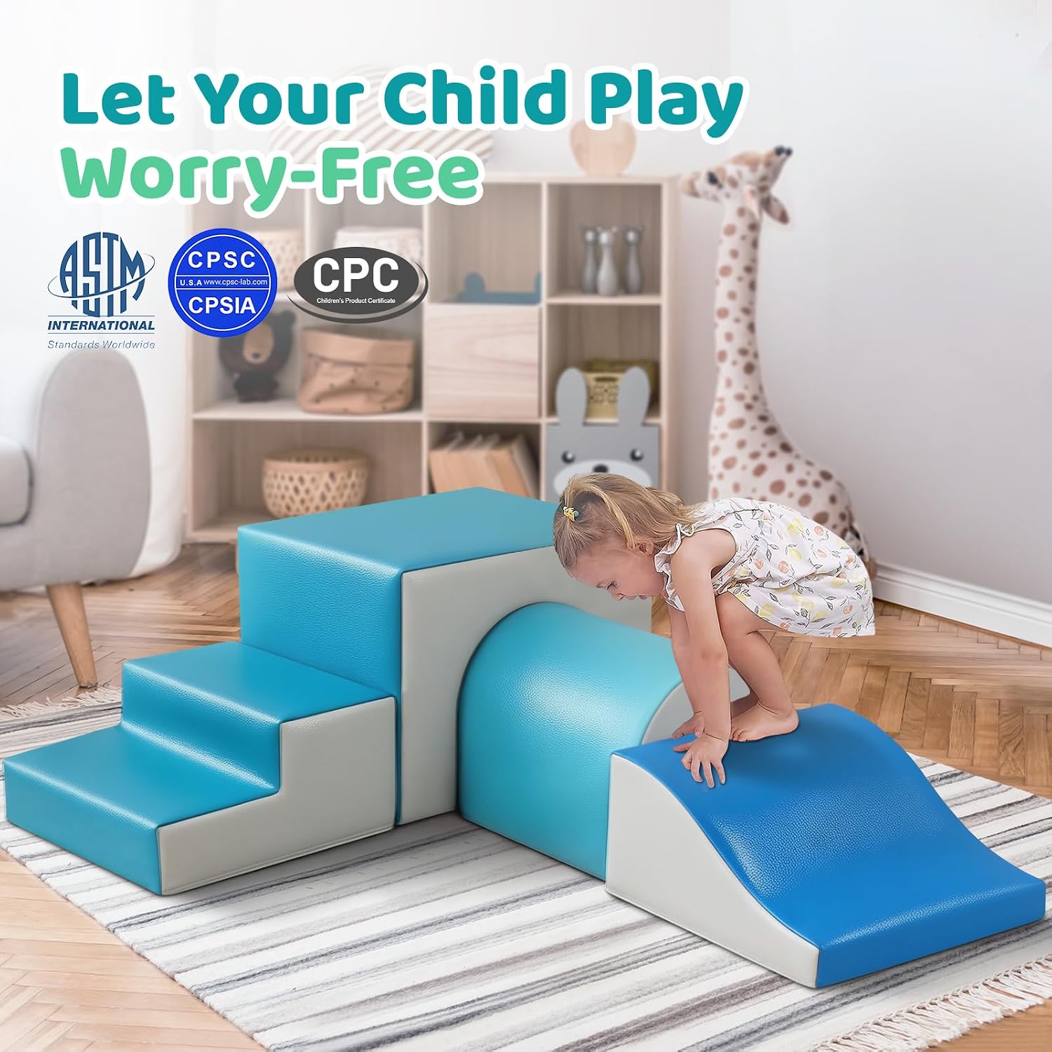 Detalle de Sumbababy Foam Climbing Blocks 4 PCS