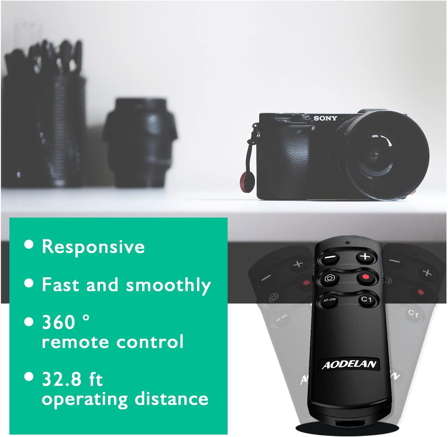 Thumbnail 4 de Sony A9 remote control RMT-P1BT, 10m