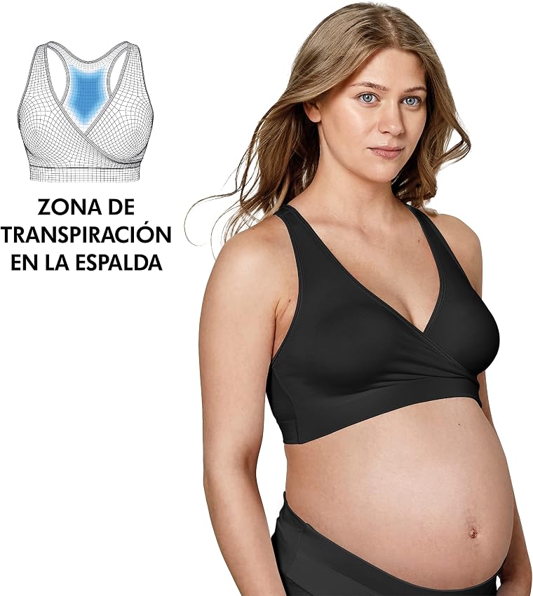 Detalle 2 de Medela Keep Cool Sleep sujetador de lactancia negro