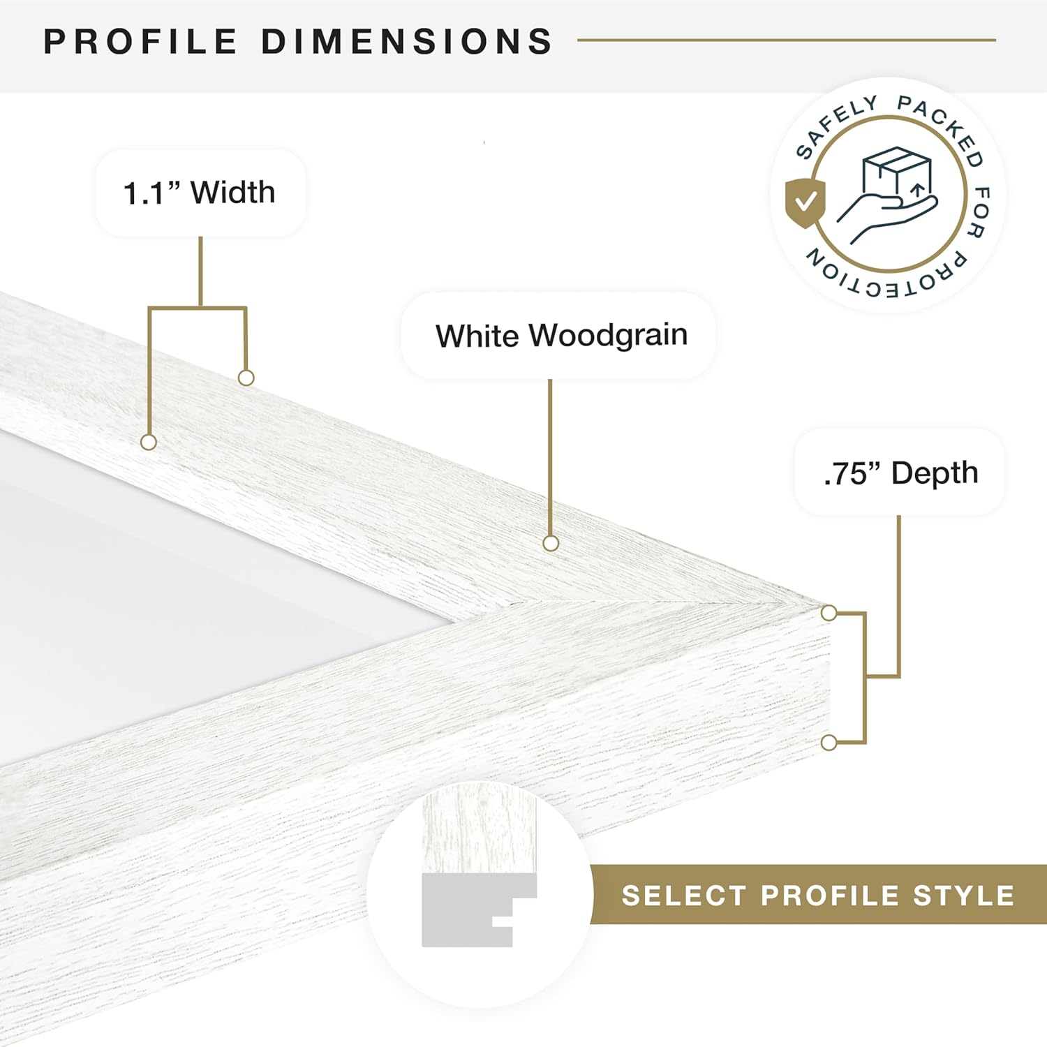 Thumbnail 4 de MCS Studio Gallery cadre photo 50,8 x 68,6 cm 📷