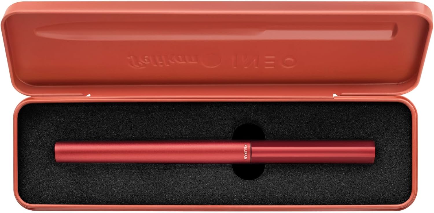 Detalle de FH P6 Ineo Elemente Fiery Red Etui – Füllhalter mit Edelstahlfeder und Edelstein-Tintenpatrone