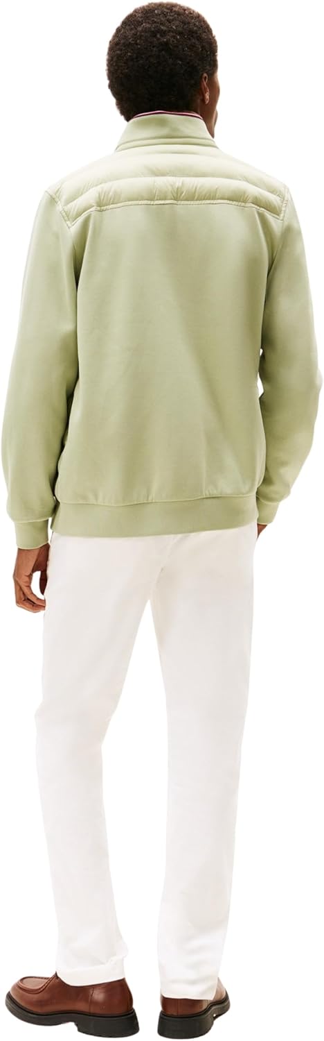 Thumbnail 1 de Tommy Hilfiger Sweat avec Fermeture Éclair Homme Mix Media Stand Collar