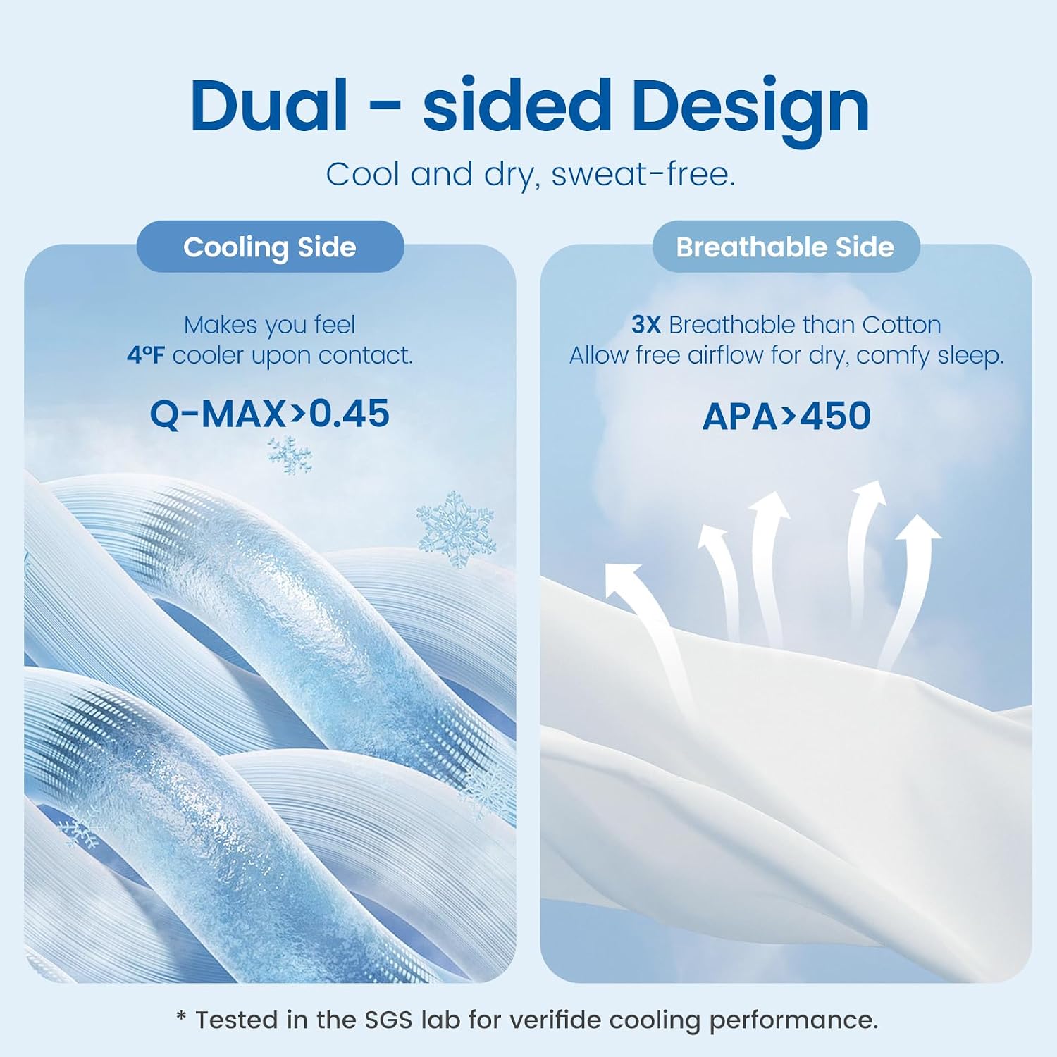 Detalle de Cozy Bliss Cooling Comforter, Queen