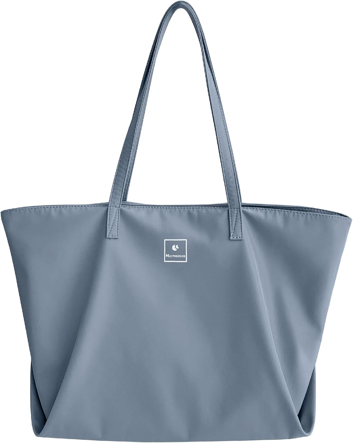 Detalle de MAYMOONER Women's Canvas Tote Bag – Versatile School and Casual Crossbody