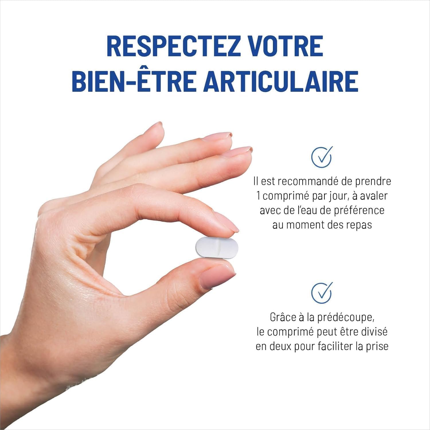 Detalle 2 de Equilibra Glucosamine & Chondroïtine 90 comprimés