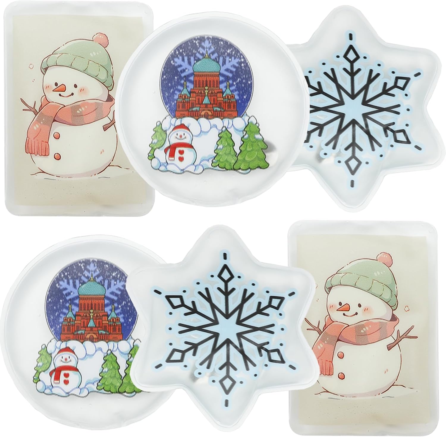Detalle de Kiluiu Reusable Click-Heating Hand Warmers, 6-Pack for Hands, Feet and Ankles