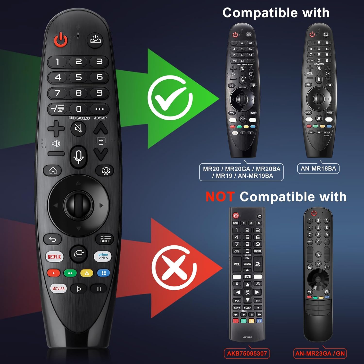 Thumbnail 1 de LG Magic Remote replacement for LG TV