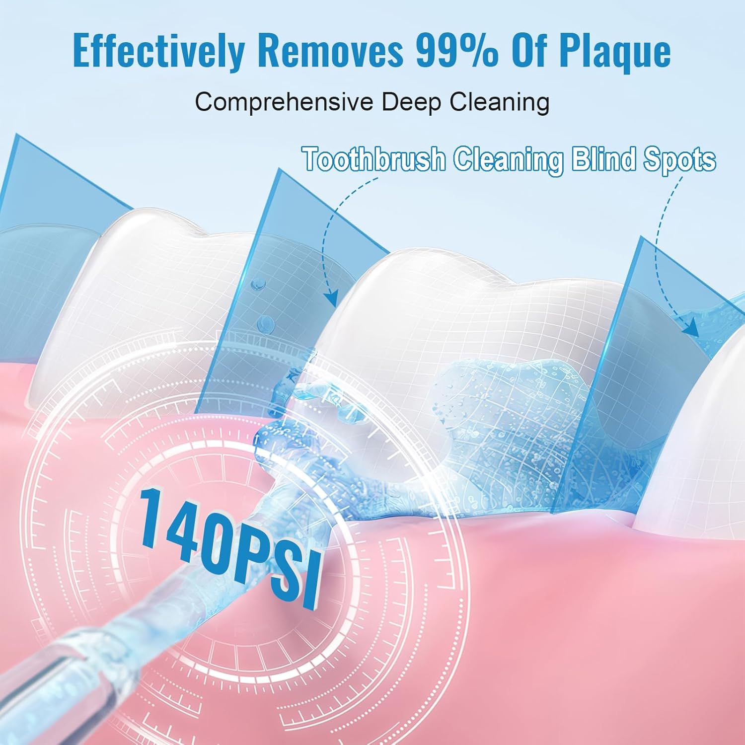 Thumbnail 2 de Keepsmile Cordless Water Flosser 4 Modes