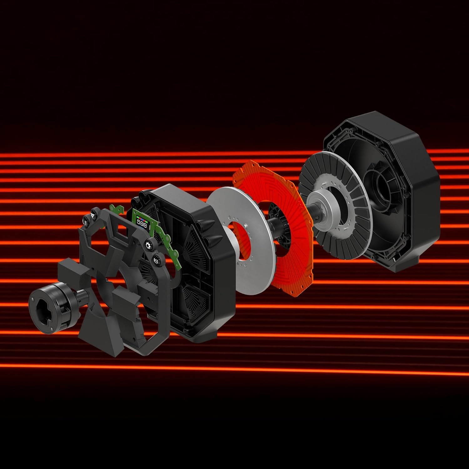 Detalle 2 de Thrustmaster T598 Servo Base : base de volant à retour de force Direct Axial Drive 5 Nm pour PS5, PS4 et PC