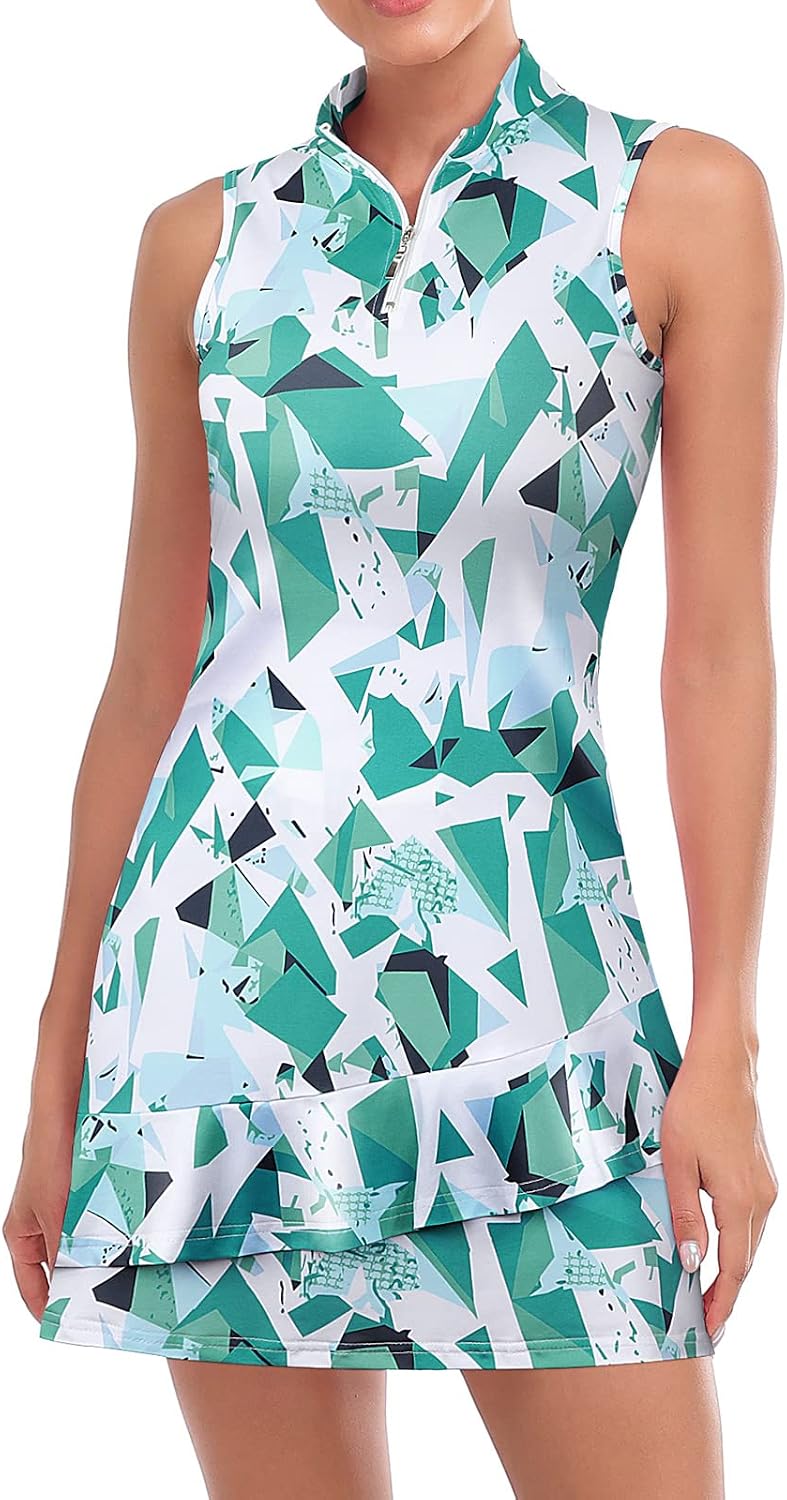 Detalle de Viracy Sleeveless Tennis Dress for Women with Shorts and Pockets