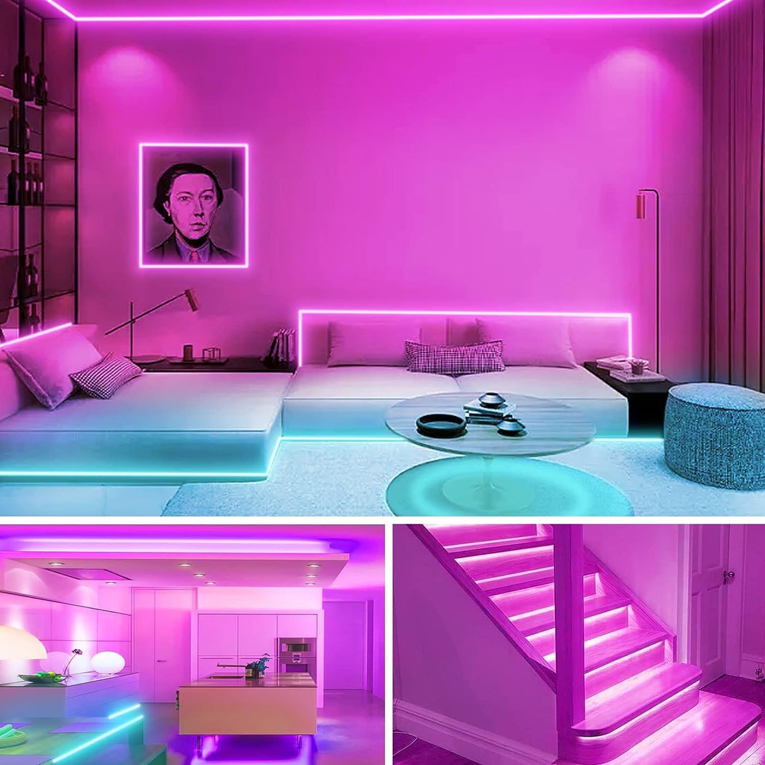 Thumbnail 5 de KSIPZE 30m LED Strip Lights RGB for Bedroom 🎛
