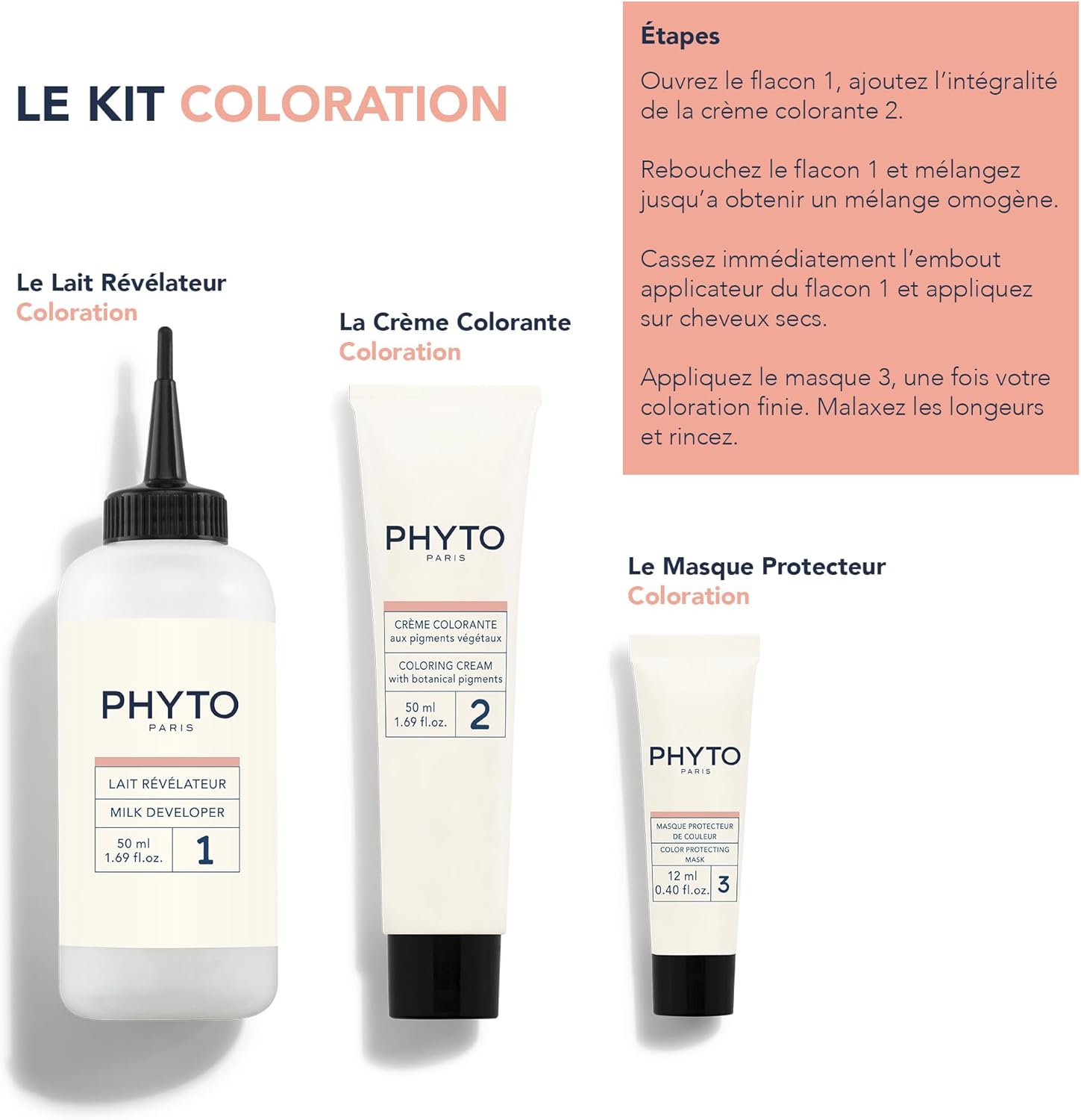 Thumbnail 3 de Phyto Paris Coloration Permanente Couleur Intense – Noir profond, végétale et lumineuse
