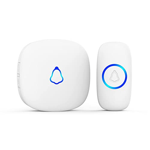 Detalle de SECRUI Wireless Doorbell: Plug-In, Waterproof, 300m Range with 58 Chimes