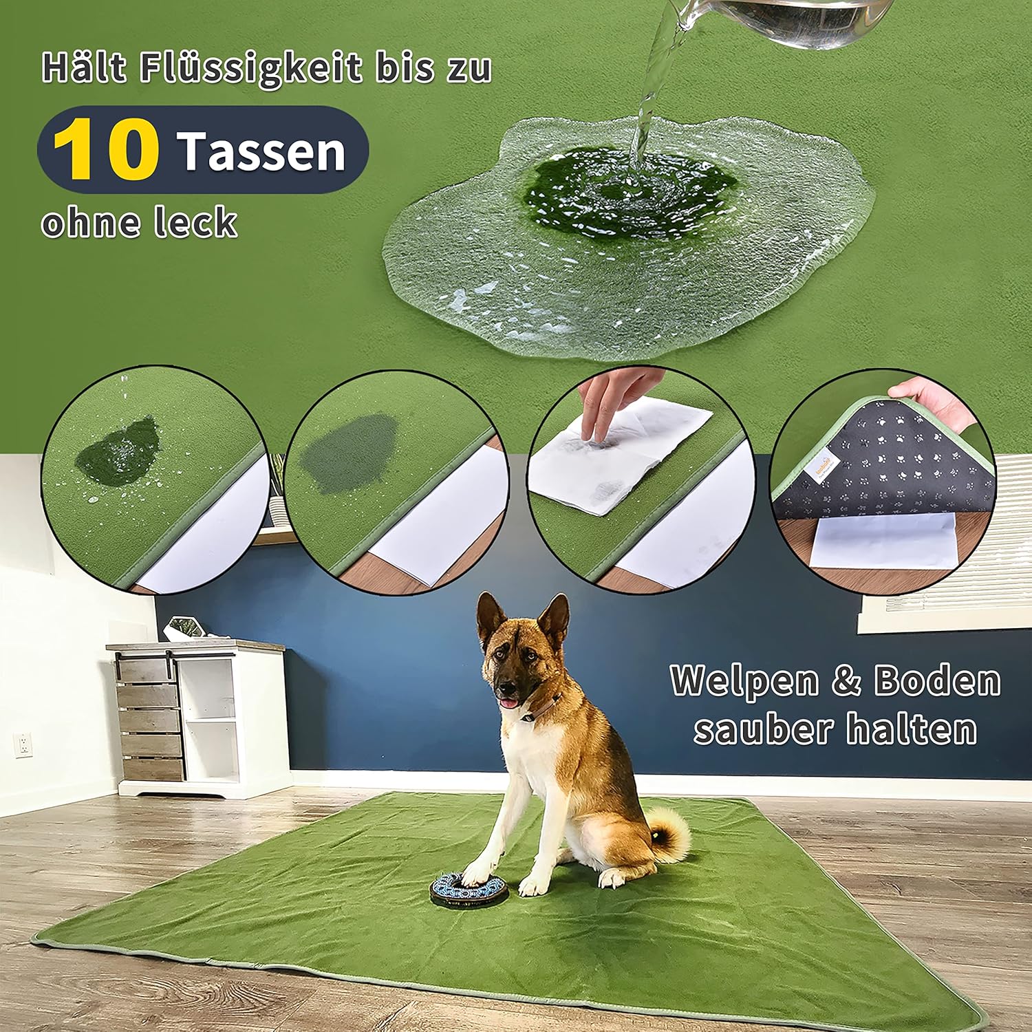 Thumbnail 1 de Welpenunterlage Waschbar 2er 100x70 cm