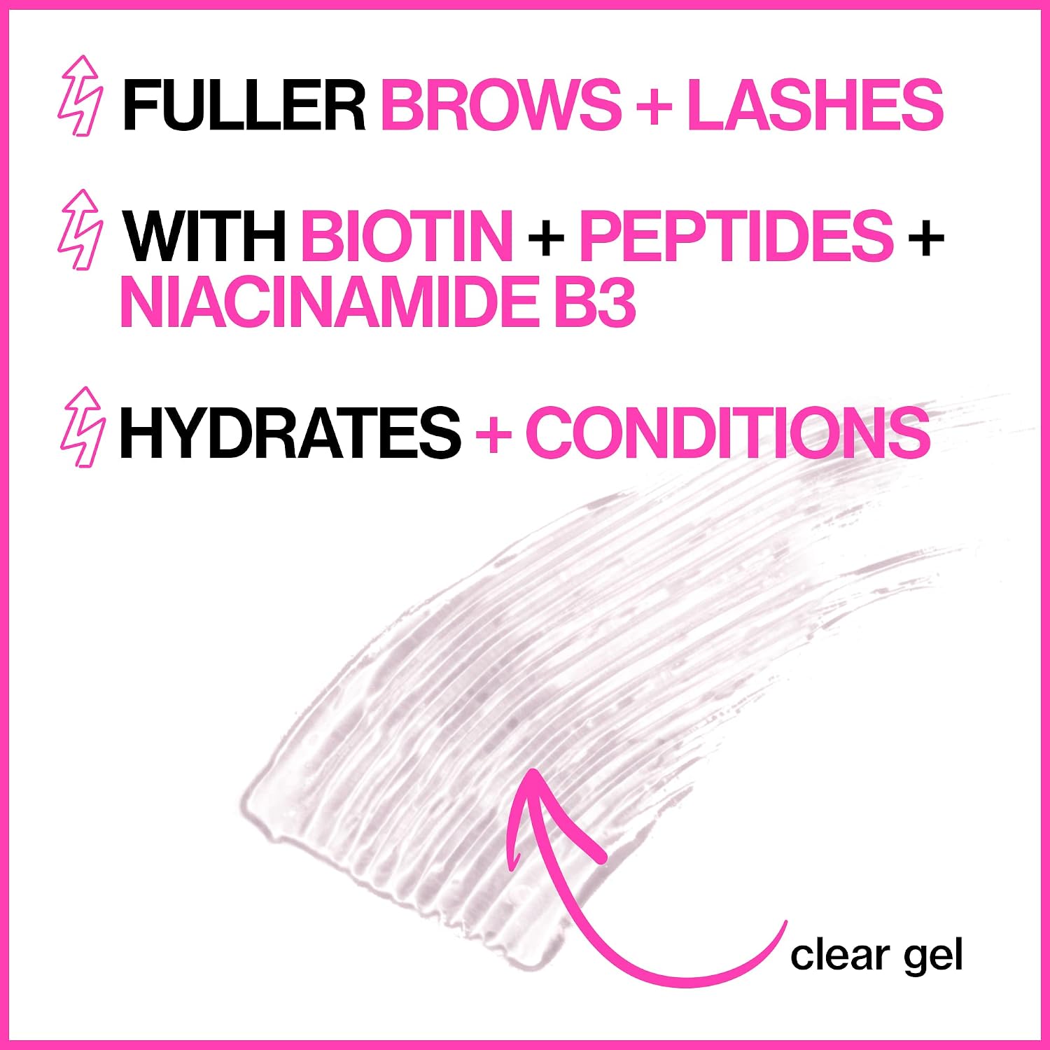 Detalle 2 de wet 'n wild Boost Me Up transparante serumgel voor wimpers en wenkbrauwen