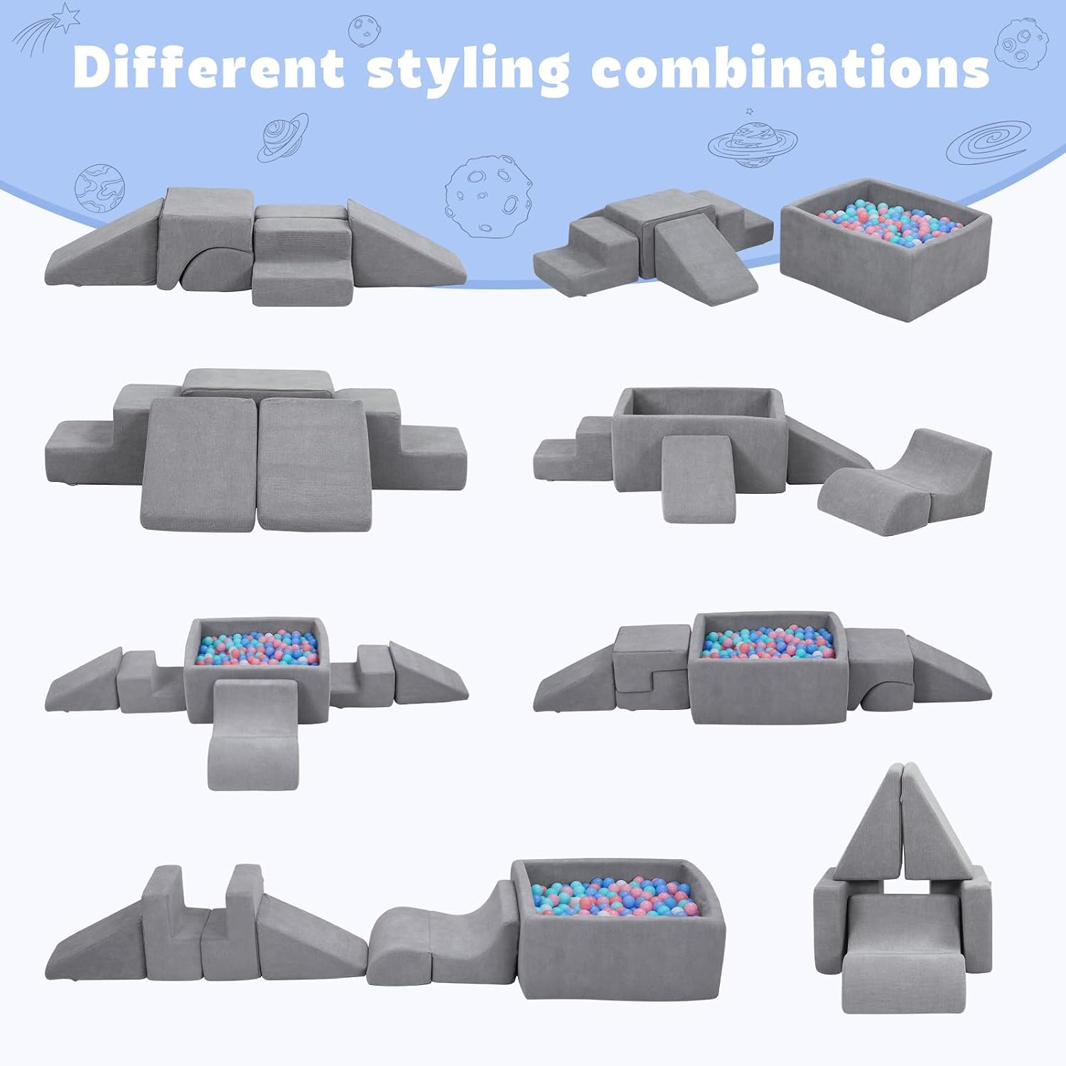 Thumbnail 3 de STAOLENE Soft Foam Climbing Blocks 6PCS