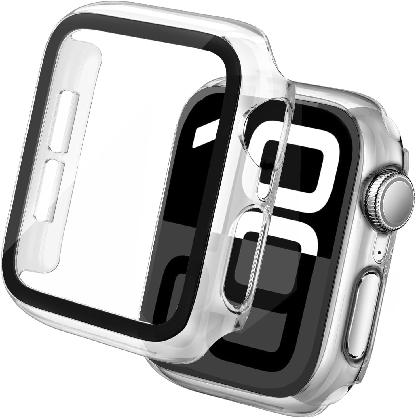 Detalle de Tuocal 2 Pack Hard PC Case with Screen Protector for Apple Watch Series 10 (46mm)
