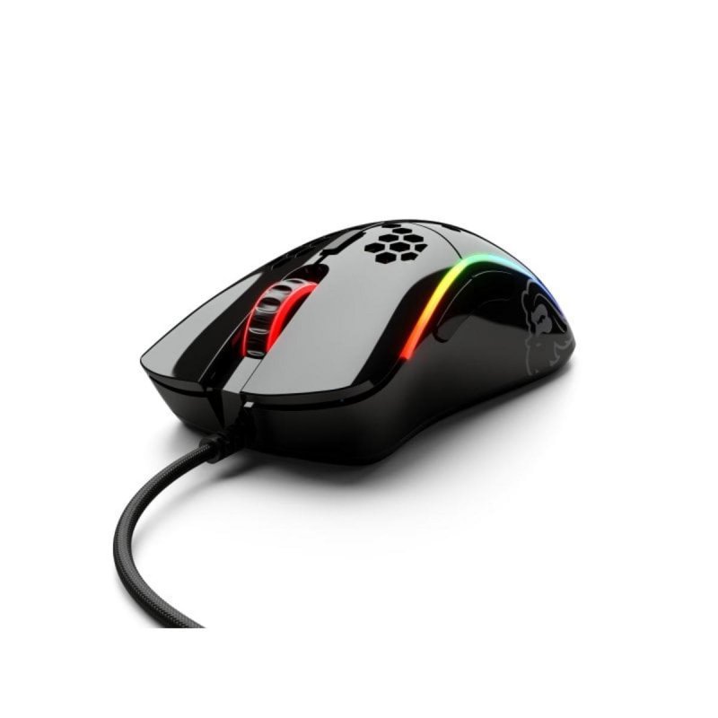 Detalle de Glorious Model D- Gaming Mouse: precisión ultraligera, 12000 DPI y 6 botones RGB