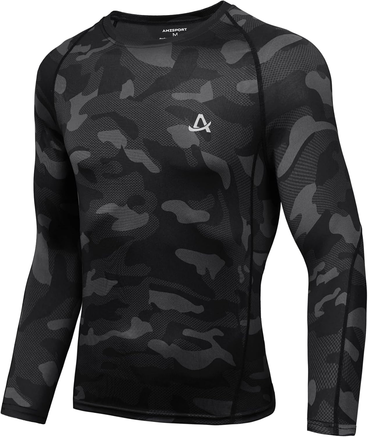 Detalle de AMZSPORT Maglia Compressione Lunghe Uomo