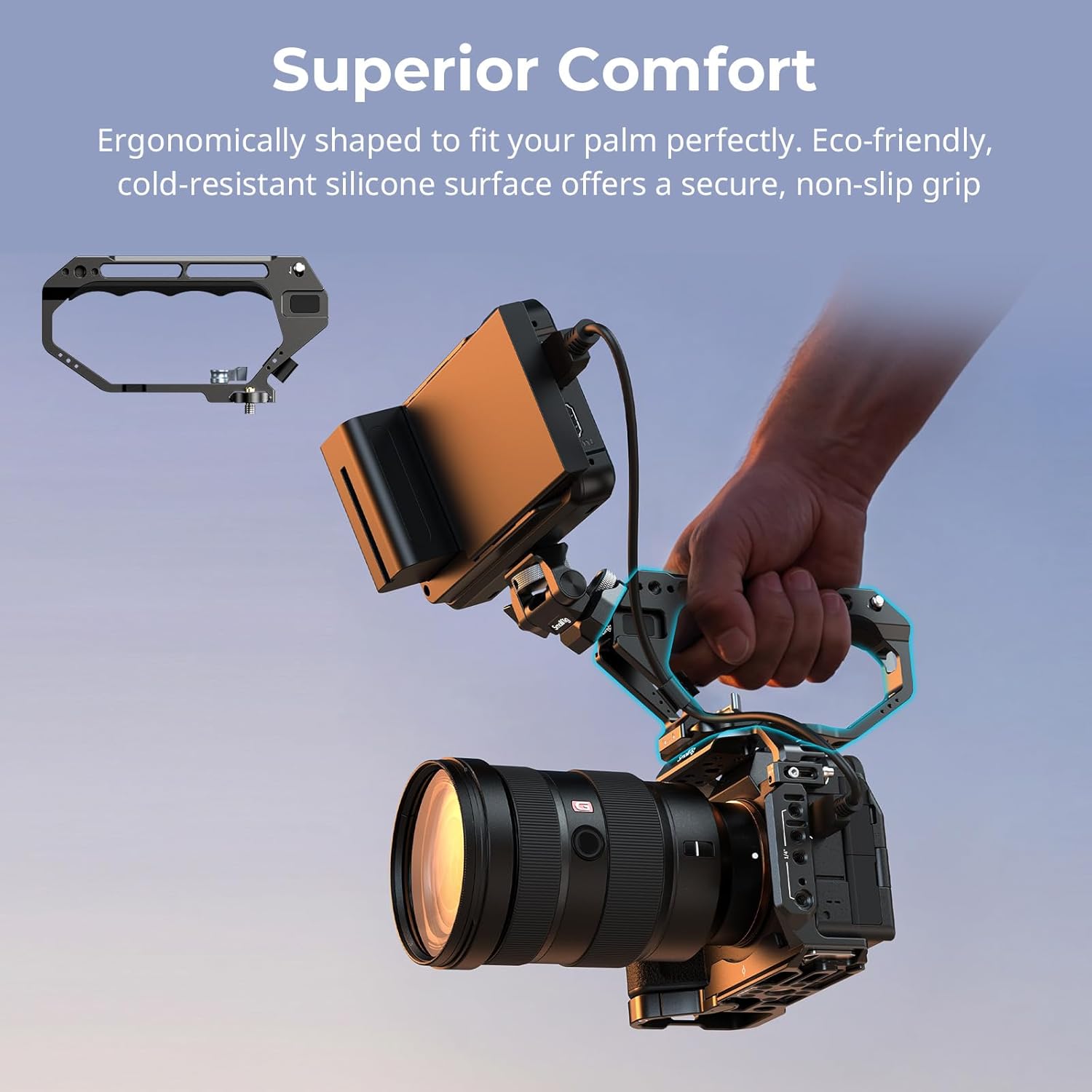 Detalle 2 de SmallRig Mango superior estilo D 5661 🎥