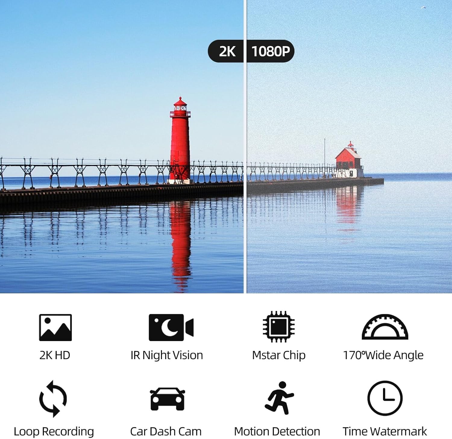 Thumbnail 1 de CAMMHD Body Cam 1440P 256GB con visione notturna a infrarossi e batteria 3500mAh
