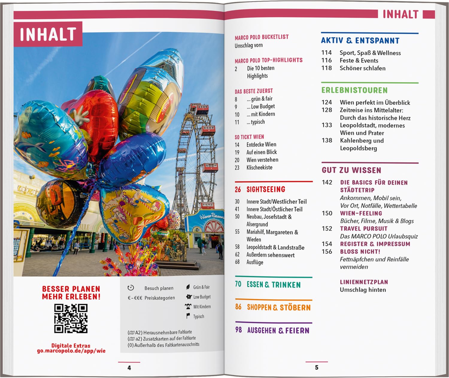 Detalle de MARCO POLO Reiseführer Wien – reseguide med insidertips och kostnadsfri turapp