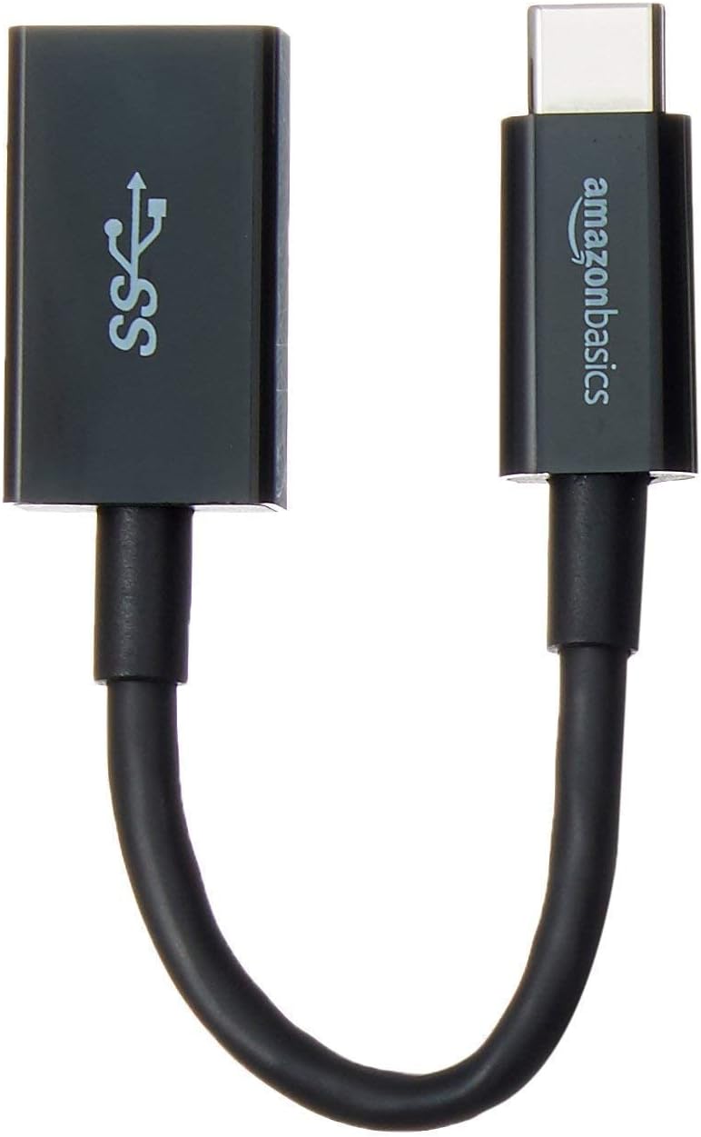 Thumbnail 6 de Amazon Basics USB-C to USB-A 3.1 Gen1 Female Adapter Cable Converter (5Gbps) – 15W, USB-IF Certified