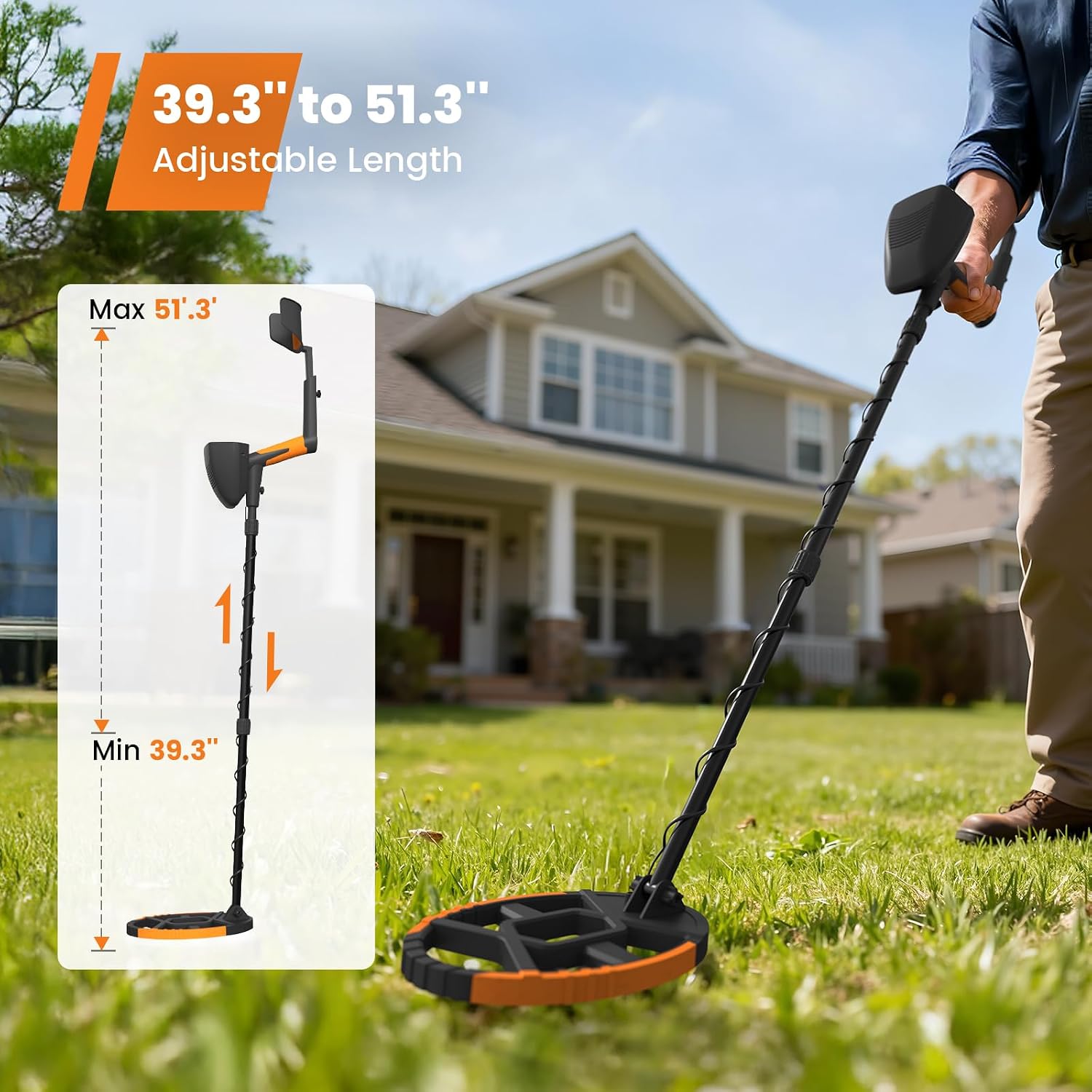 Thumbnail 6 de GoGonova metal detector with 8-inch coil