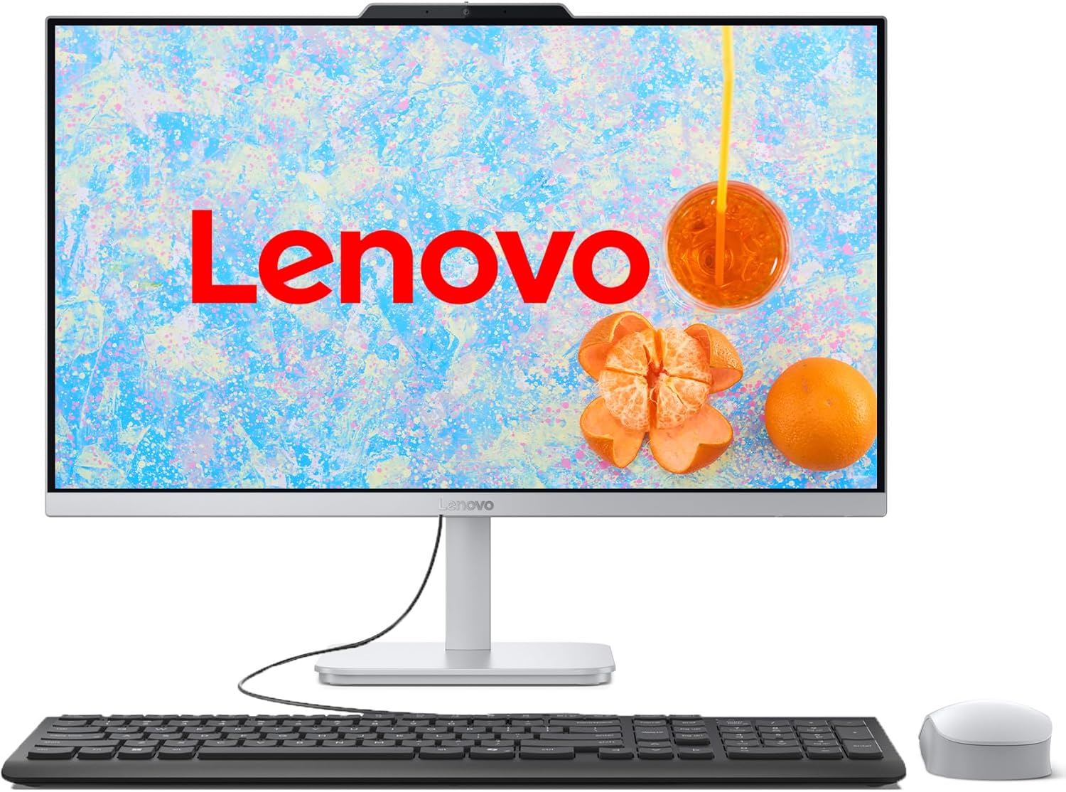 Detalle de Lenovo all-in-one desktop, 23.8-inch